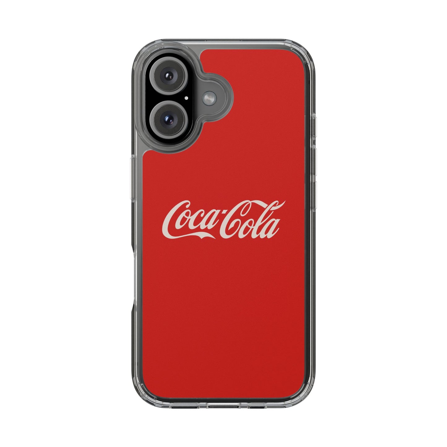 Coca-Cola Clear Phone Cases, Retro Style, Gift for Cola Lovers, Trendy Accessories, Customizable Phone Cover, Fun Collectible