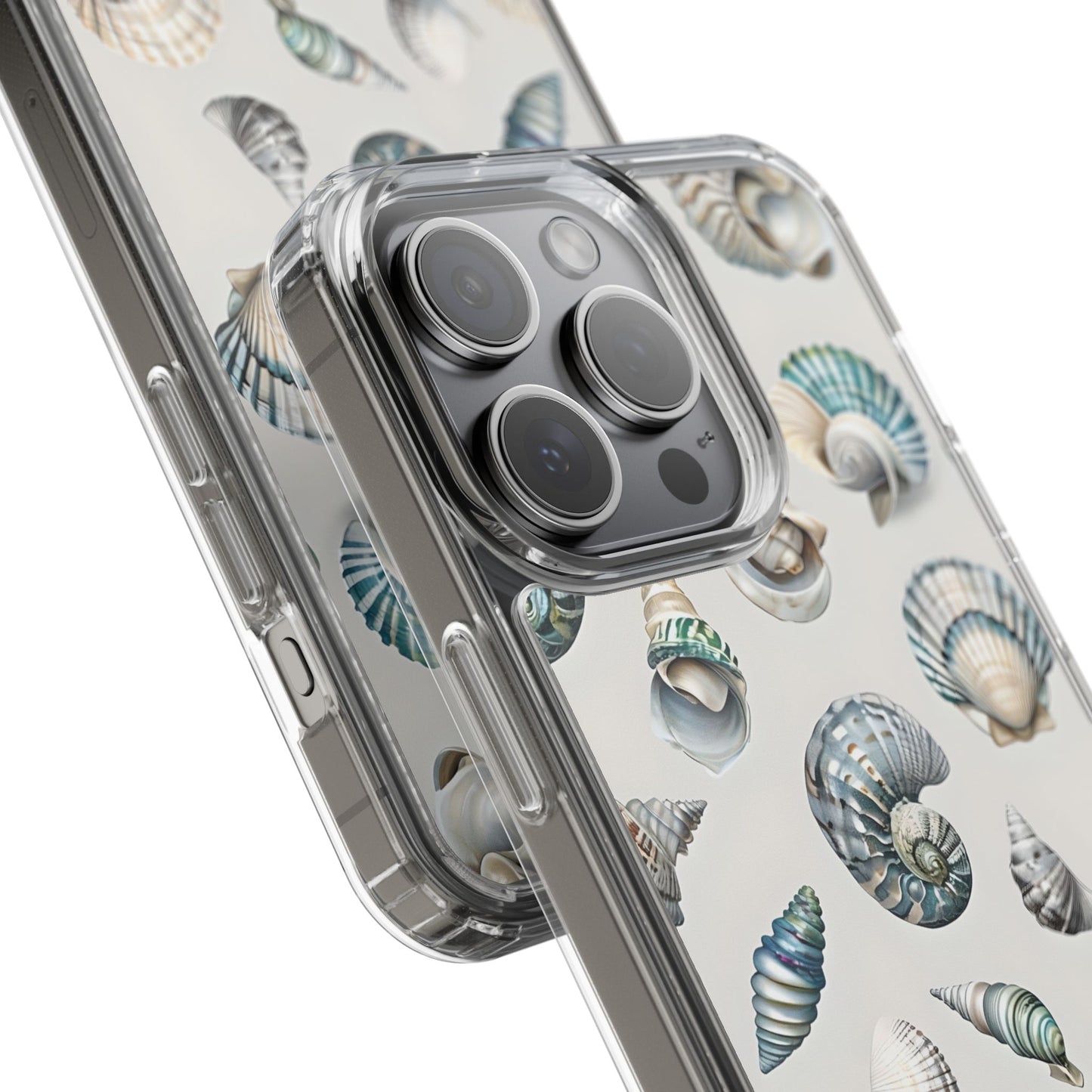 Seashell Clear Phone Case - Coastal Beach Decor