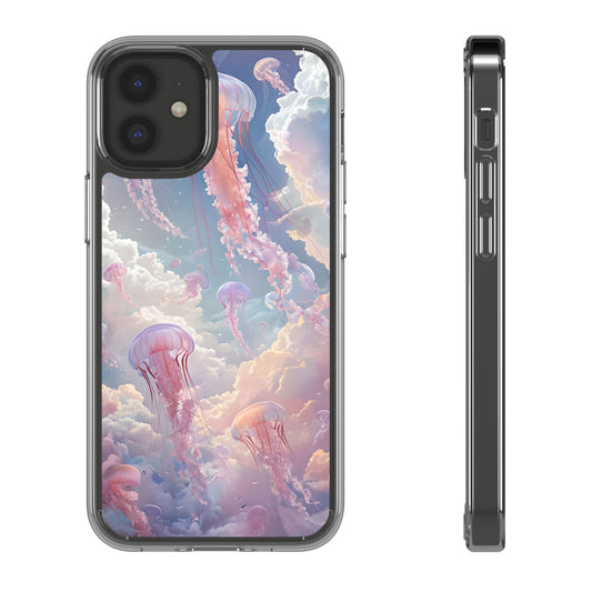 Dreamy Jellyfish Clear Phone Case - Aesthetic Ocean Design