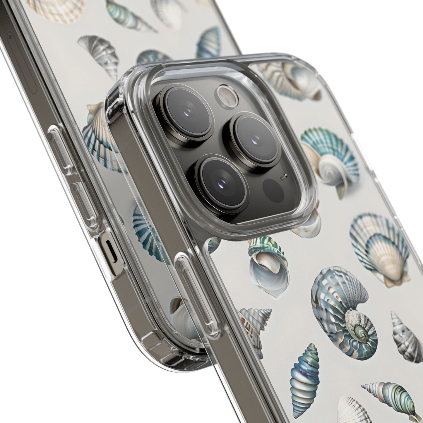 Seashell Clear Phone Case - Coastal Beach Decor