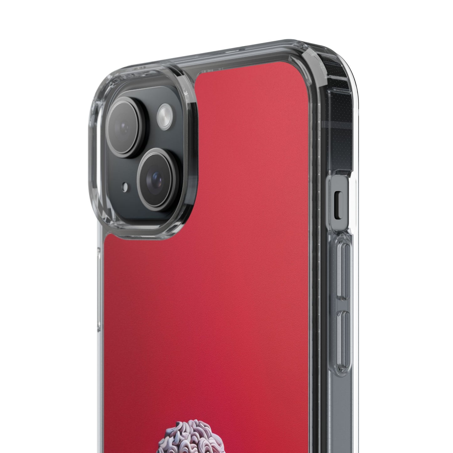 Clear Case with Smiley Face Design