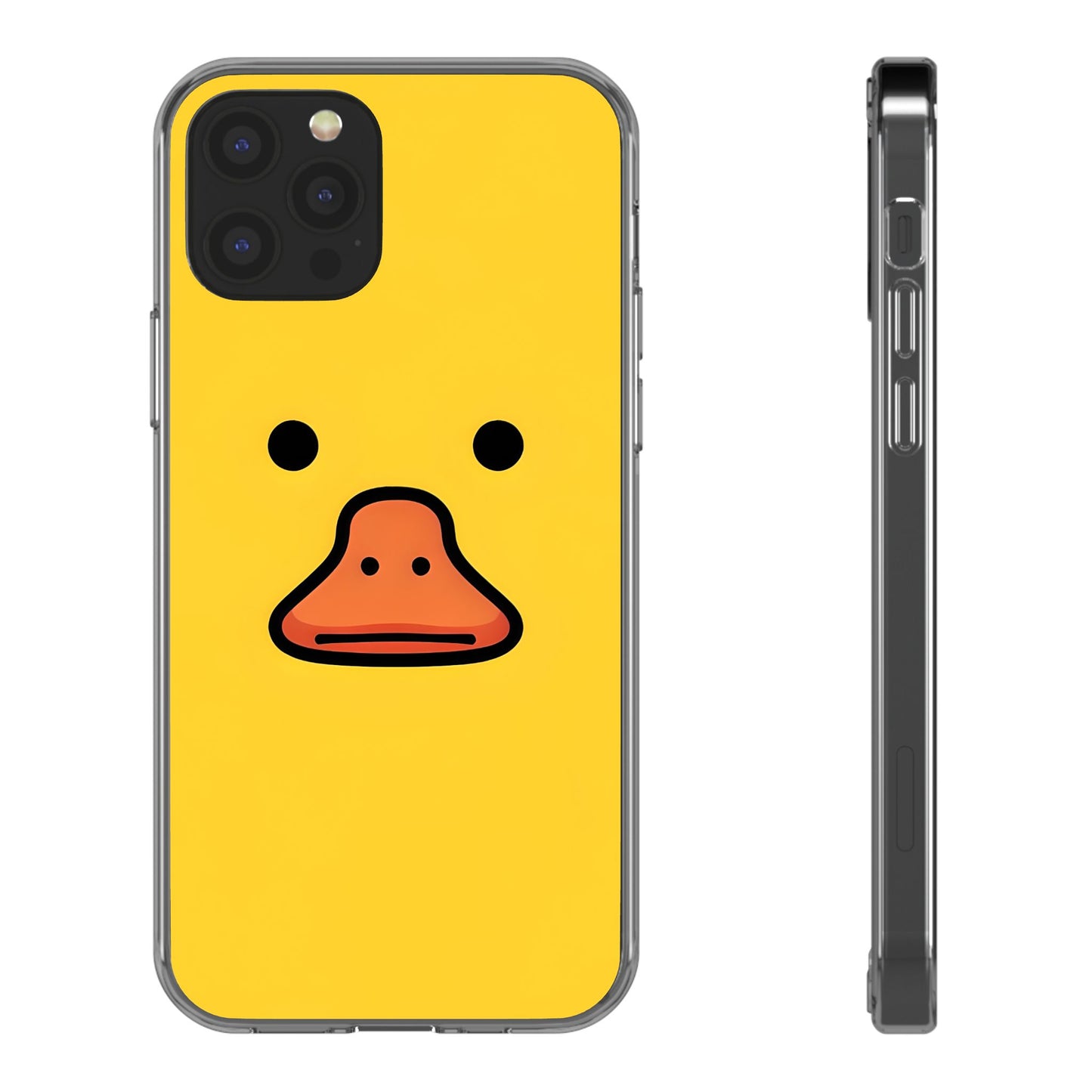 Cute Duck Phone Case – Clear Cases for Animal Lovers