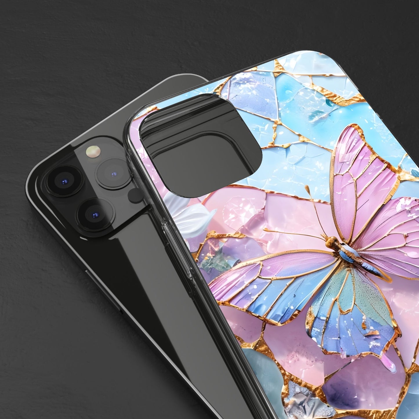 Butterfly-Stained Glass Phone Case
