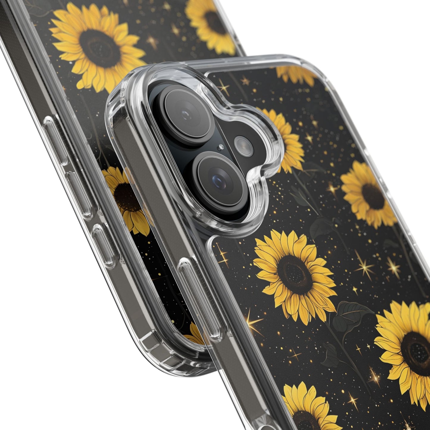 Sunflower Clear Phone Case - Floral Design for Nature Lovers