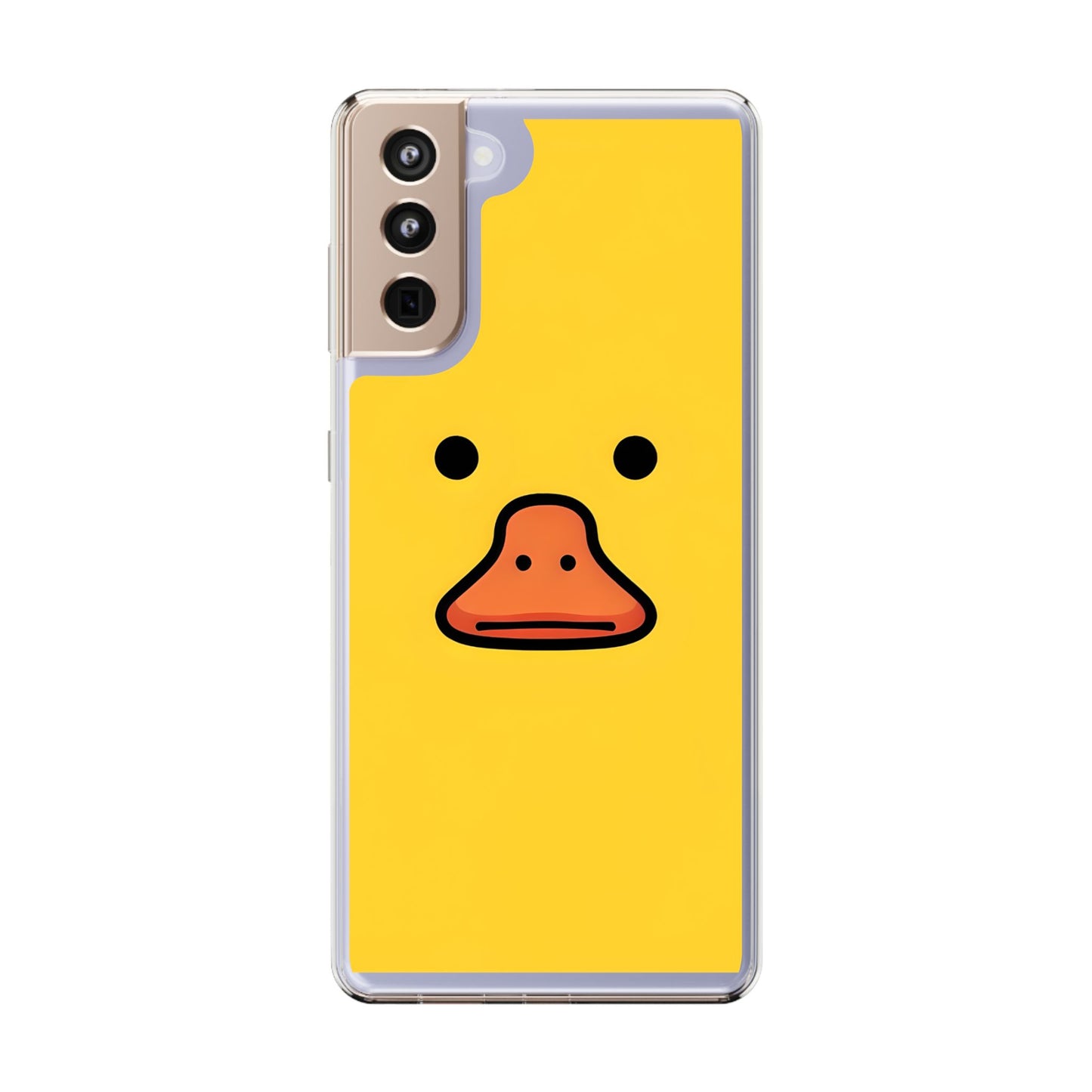 Cute Duck Phone Case – Clear Cases for Animal Lovers