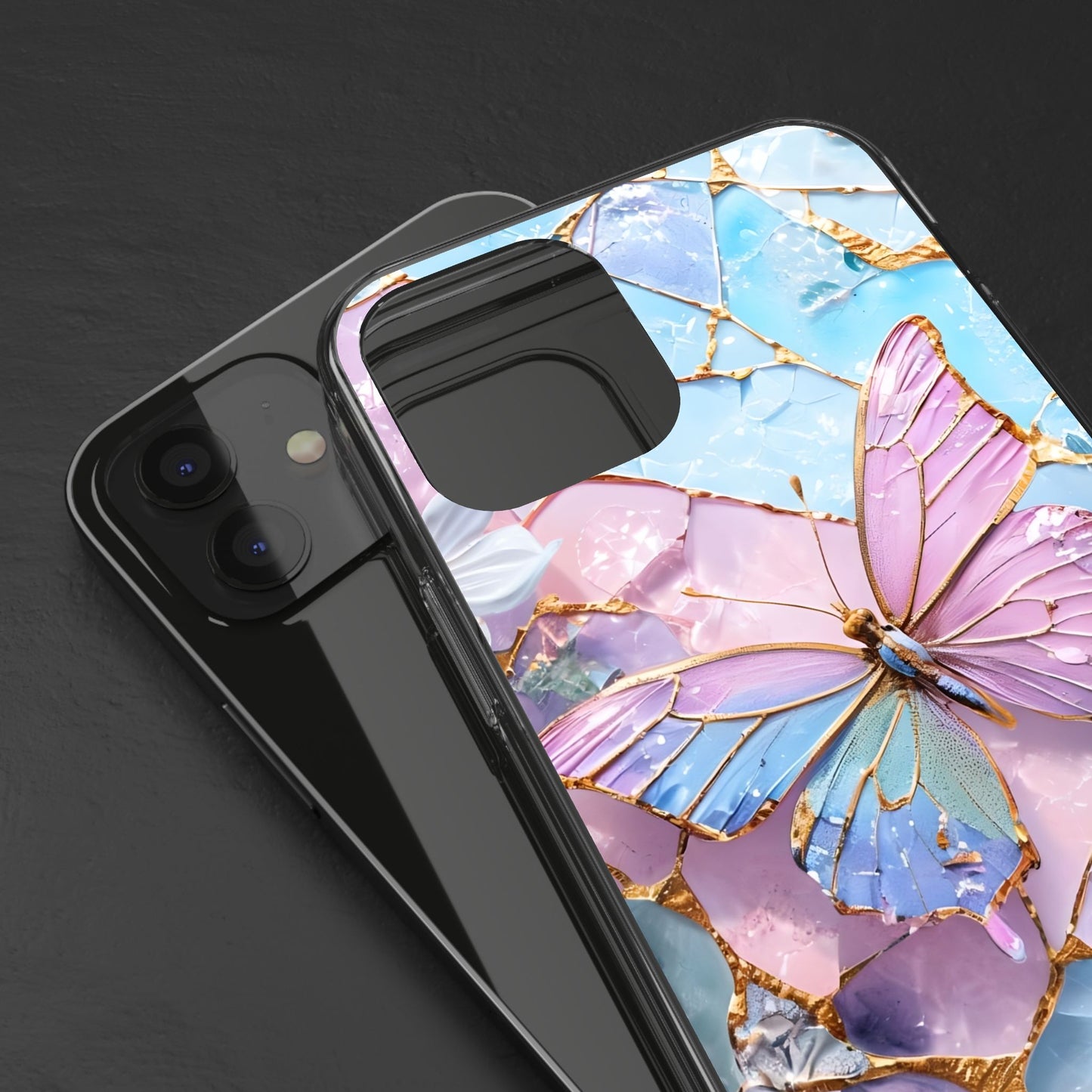 Butterfly-Stained Glass Phone Case