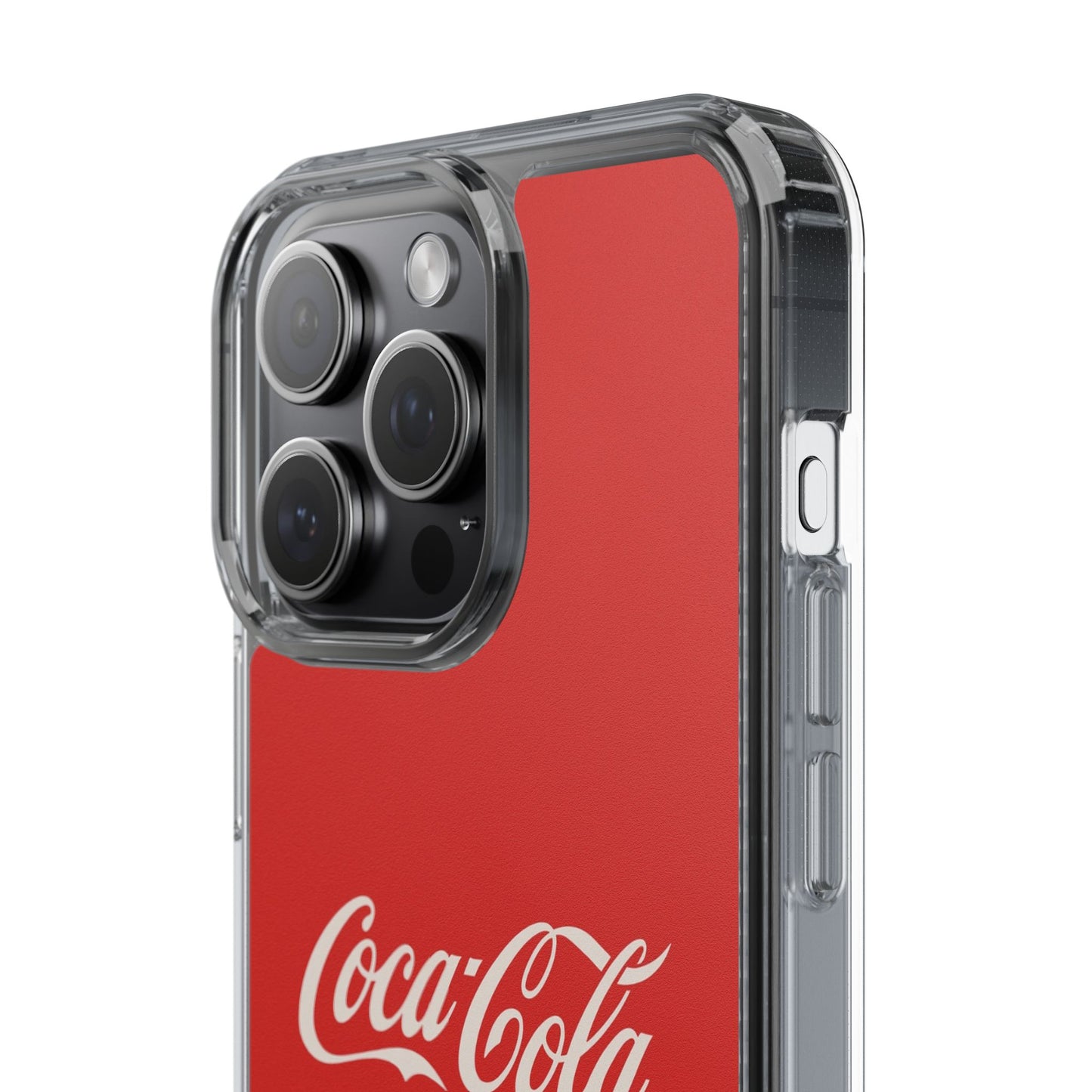Coca-Cola Clear Phone Cases, Retro Style, Gift for Cola Lovers, Trendy Accessories, Customizable Phone Cover, Fun Collectible
