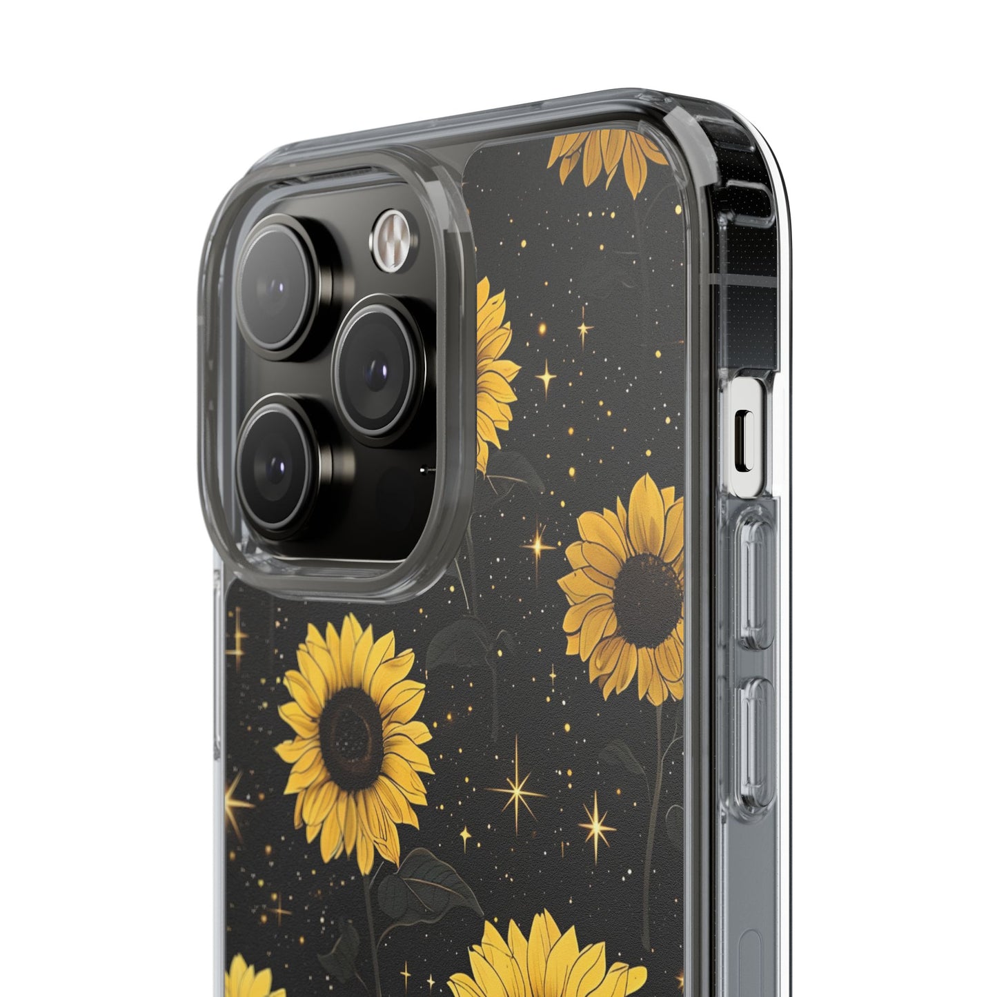 Sunflower Clear Phone Case - Floral Design for Nature Lovers