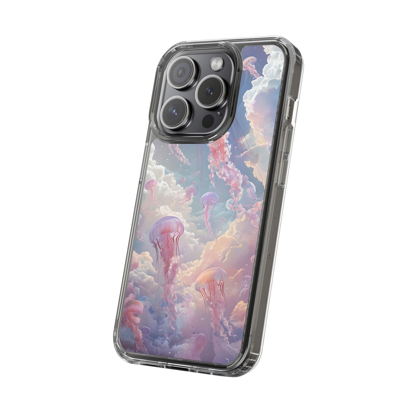 Dreamy Jellyfish Clear Phone Case - Aesthetic Ocean Design