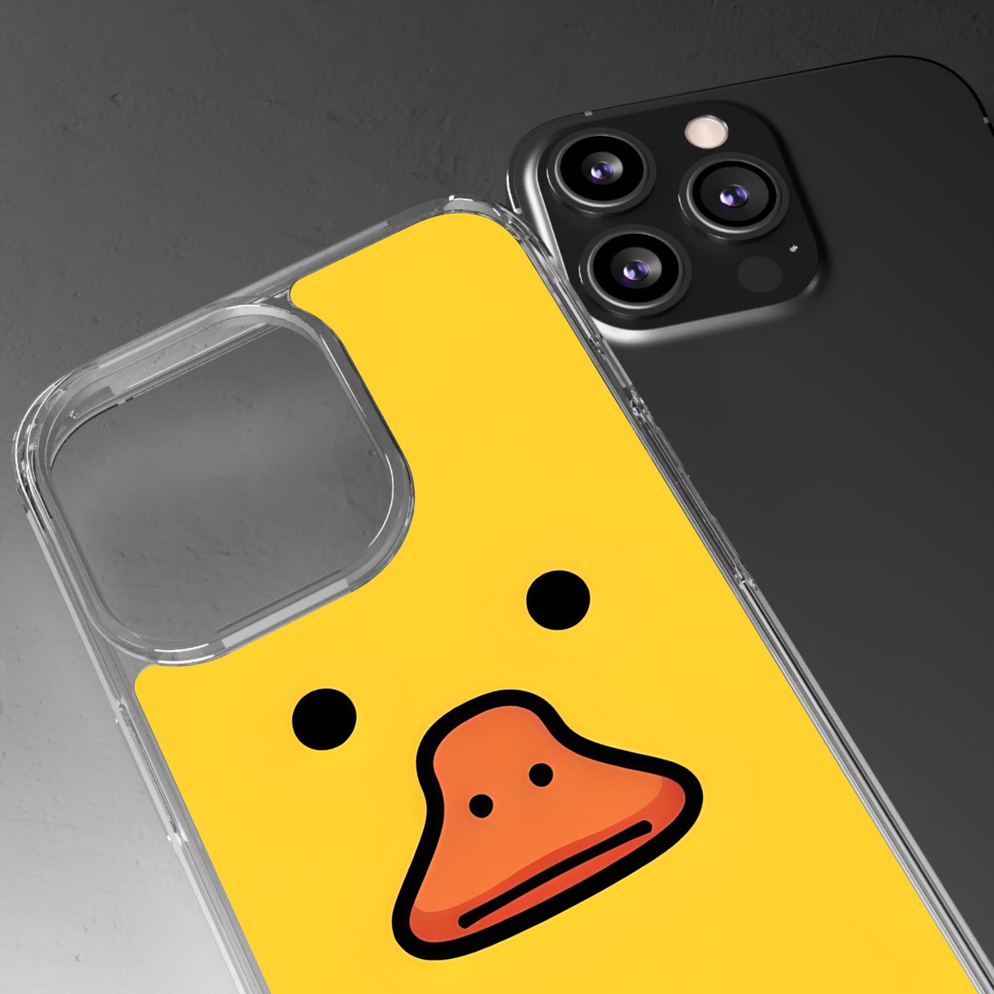 Cute Duck Phone Case – Clear Cases for Animal Lovers
