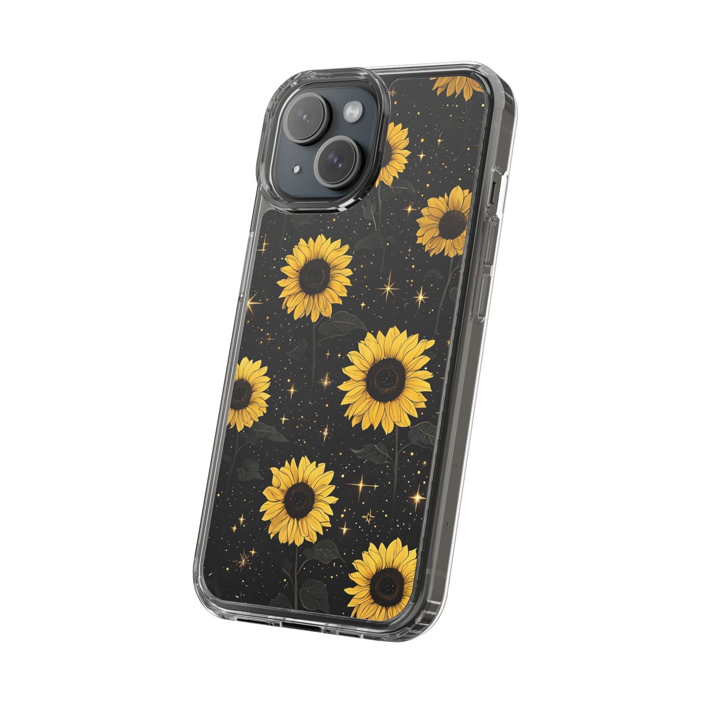 Sunflower Clear Phone Case - Floral Design for Nature Lovers