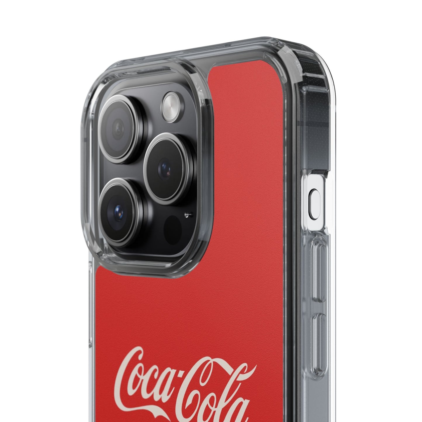Coca-Cola Clear Phone Cases, Retro Style, Gift for Cola Lovers, Trendy Accessories, Customizable Phone Cover, Fun Collectible