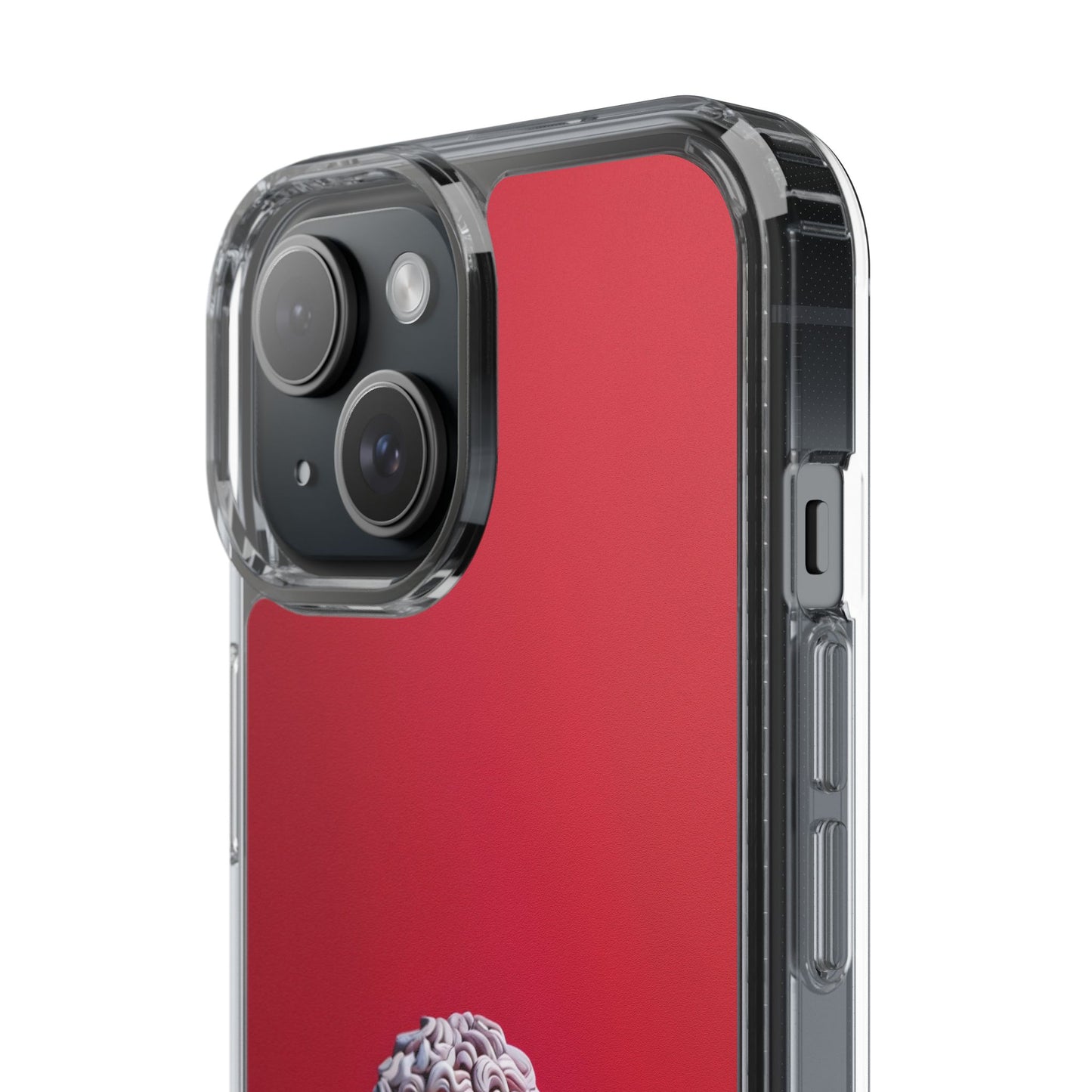 Clear Case with Smiley Face Design