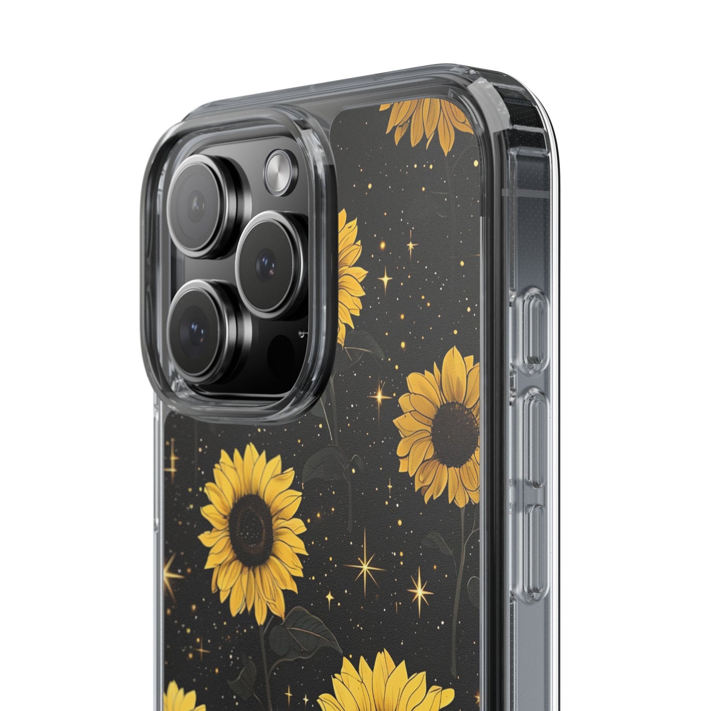 Sunflower Clear Phone Case - Floral Design for Nature Lovers
