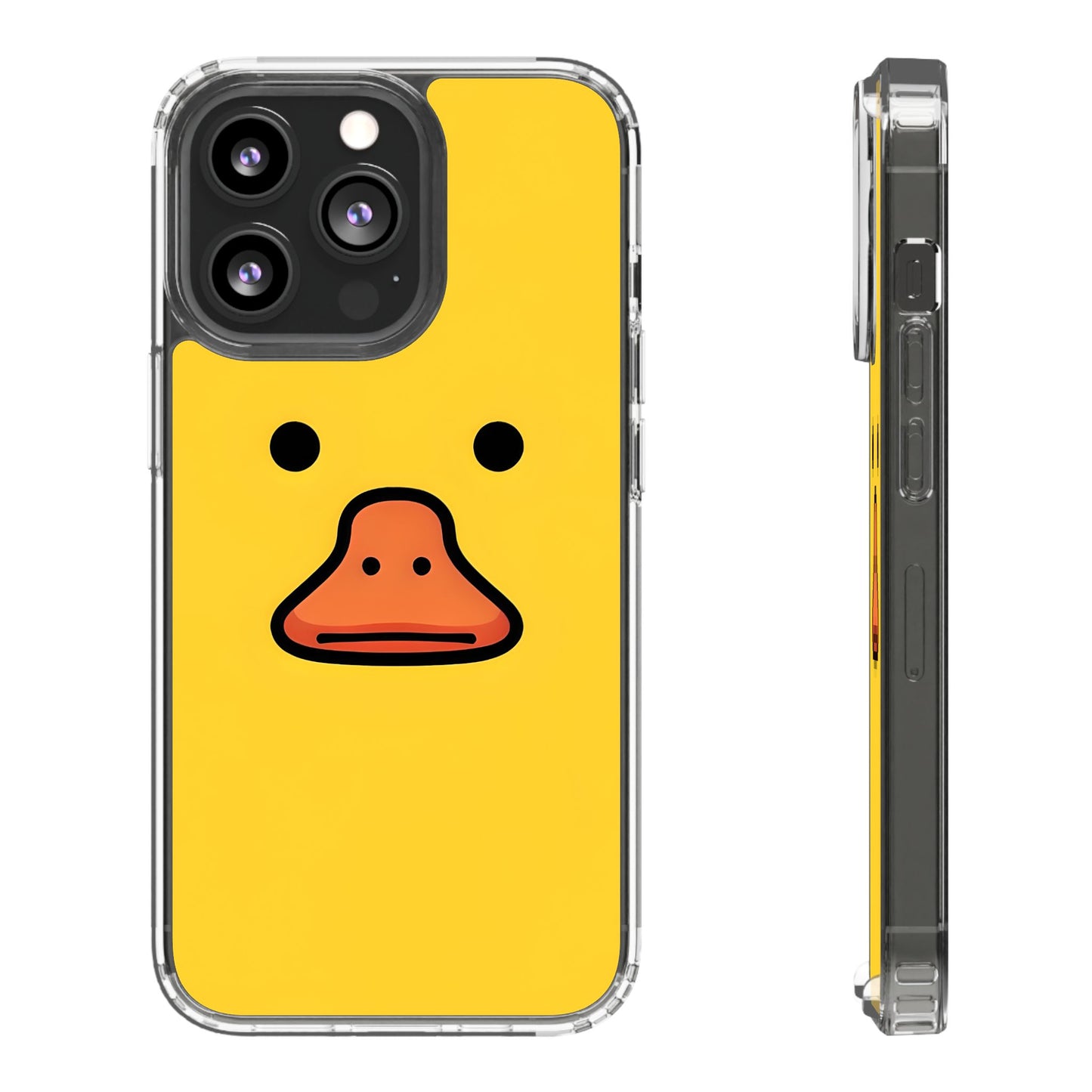 Cute Duck Phone Case – Clear Cases for Animal Lovers