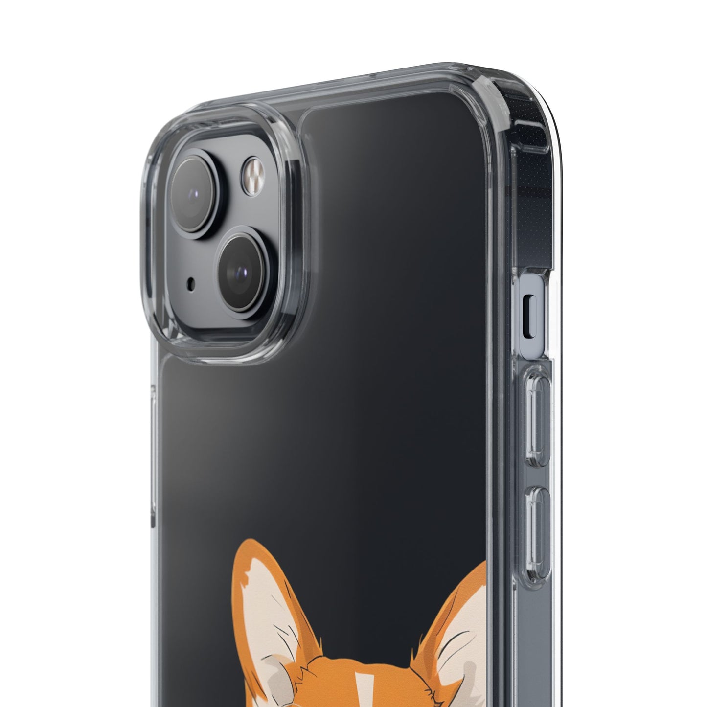 Cute Corgi Clear Phone Case - Pet Lover's Accessory