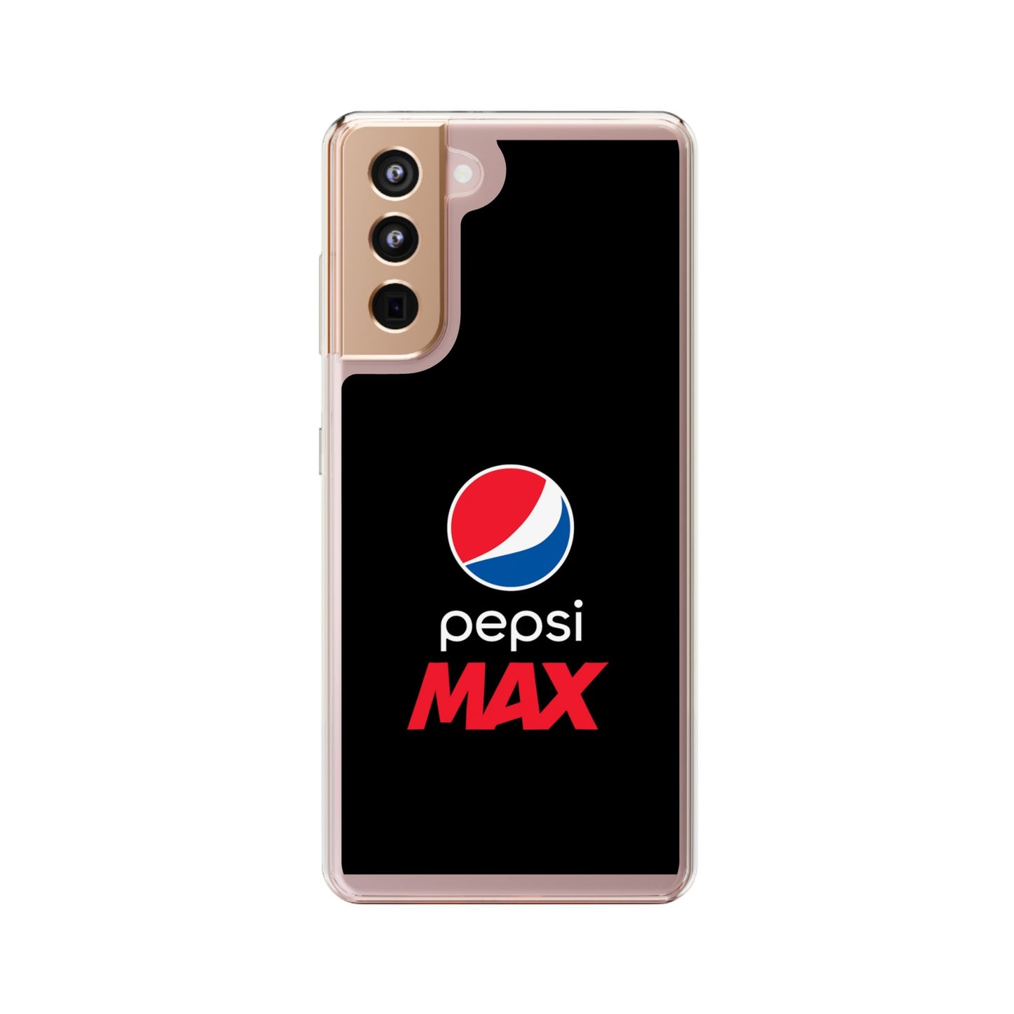 Pepsi Max Clear Phone Case - Sleek Protection for Beverage Lovers