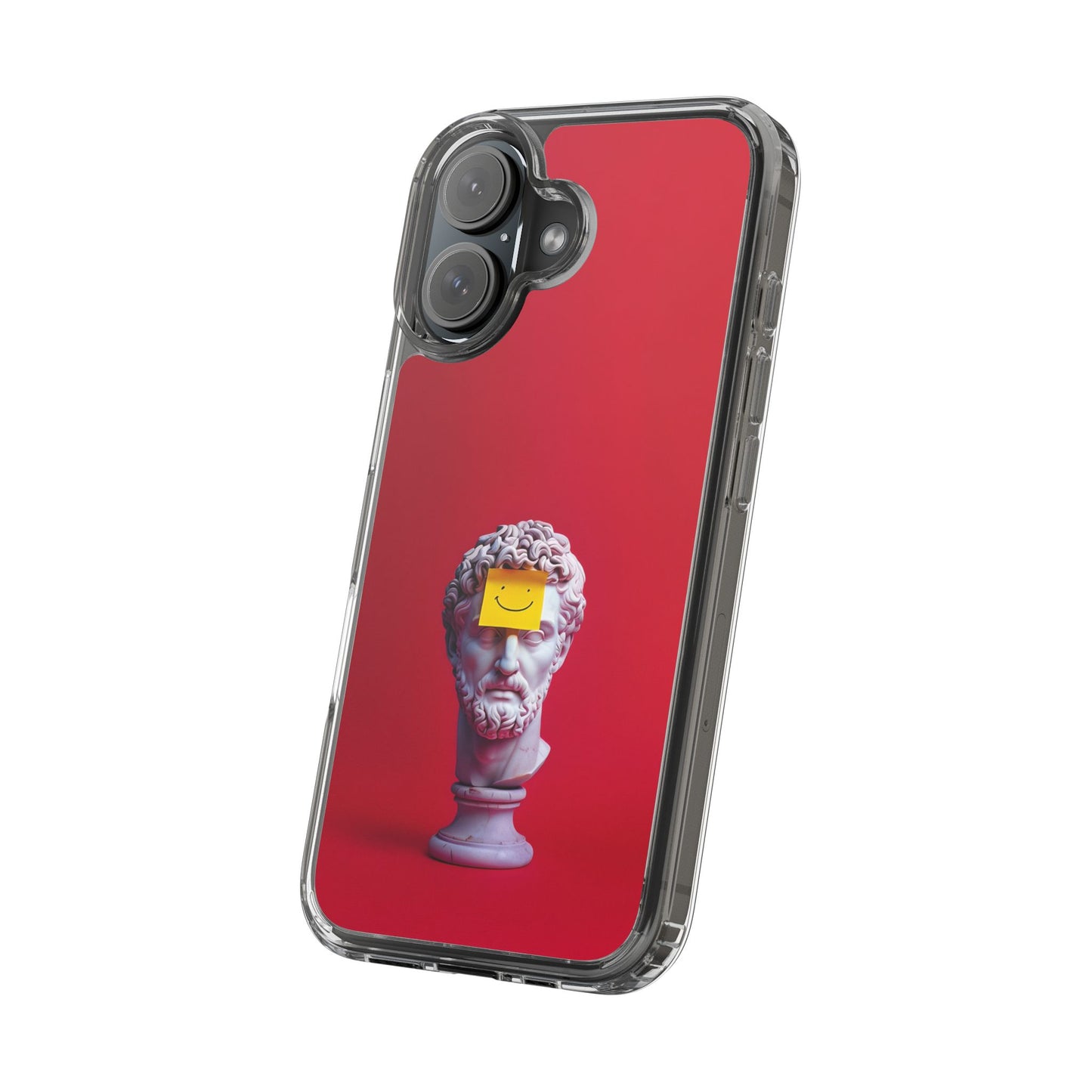 Clear Case with Smiley Face Design