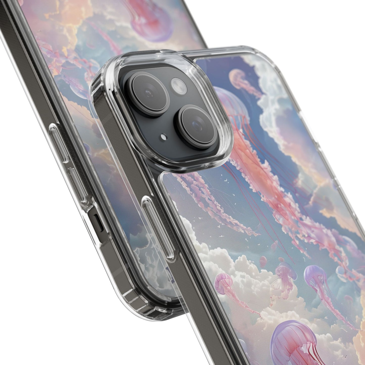 Dreamy Jellyfish Clear Phone Case - Aesthetic Ocean Design