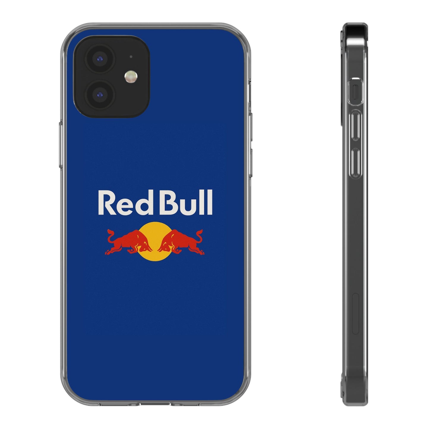Red Bull Clear Phone Case - Sleek Protection for Fans