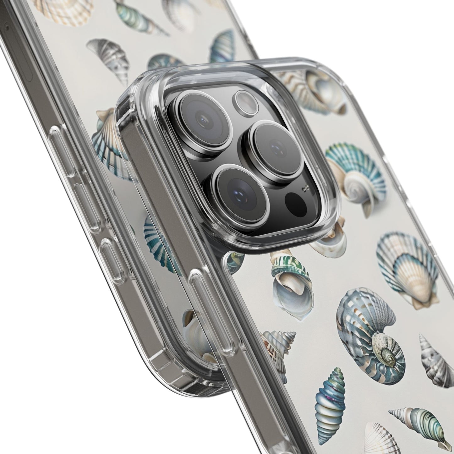 Seashell Clear Phone Case - Coastal Beach Decor
