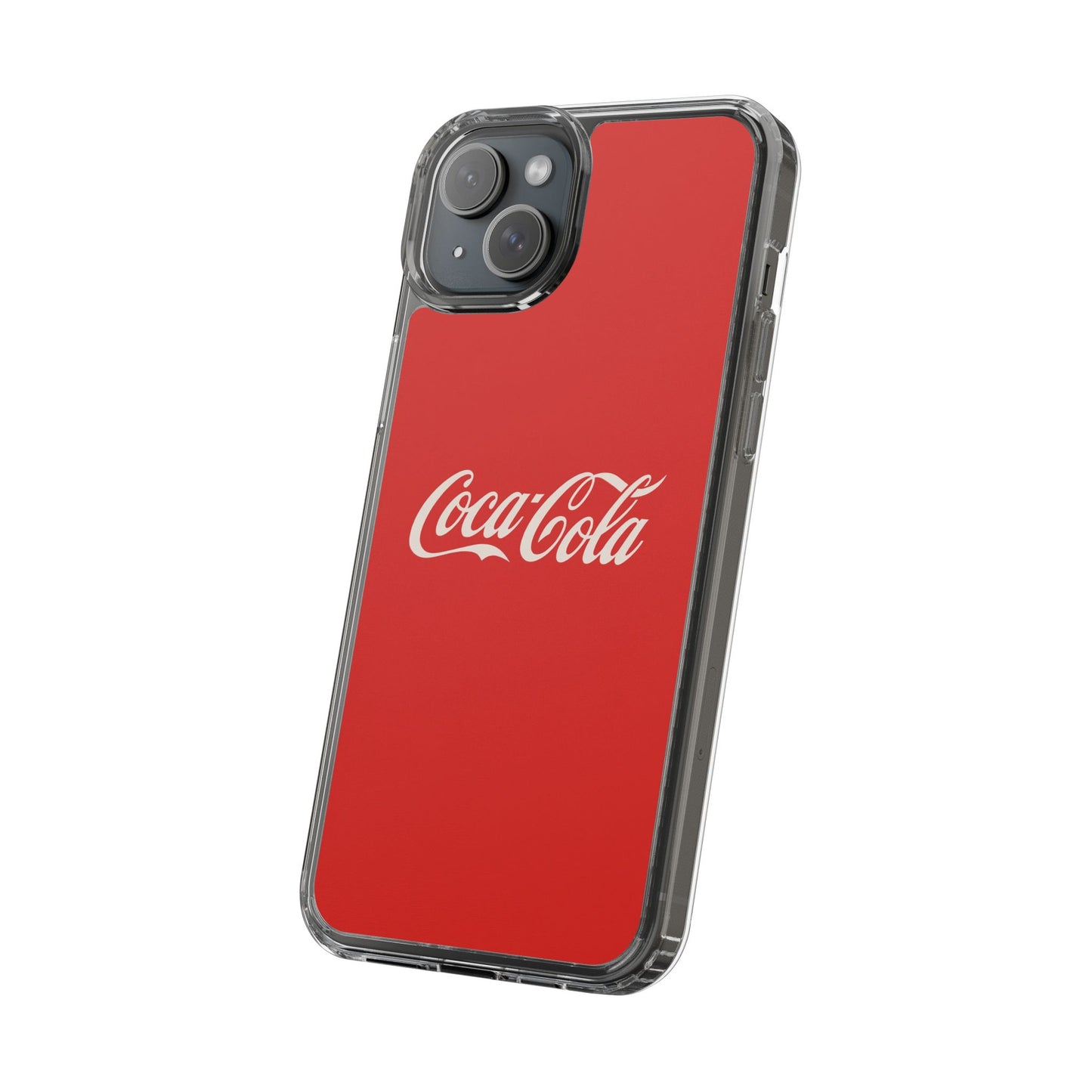 Coca-Cola Clear Phone Cases, Retro Style, Gift for Cola Lovers, Trendy Accessories, Customizable Phone Cover, Fun Collectible