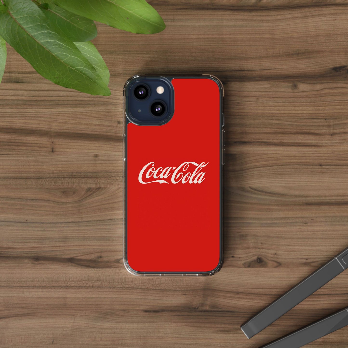 Coca-Cola Clear Phone Cases, Retro Style, Gift for Cola Lovers, Trendy Accessories, Customizable Phone Cover, Fun Collectible