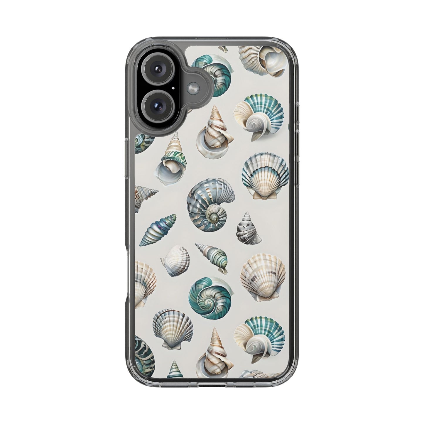 Seashell Clear Phone Case - Coastal Beach Decor
