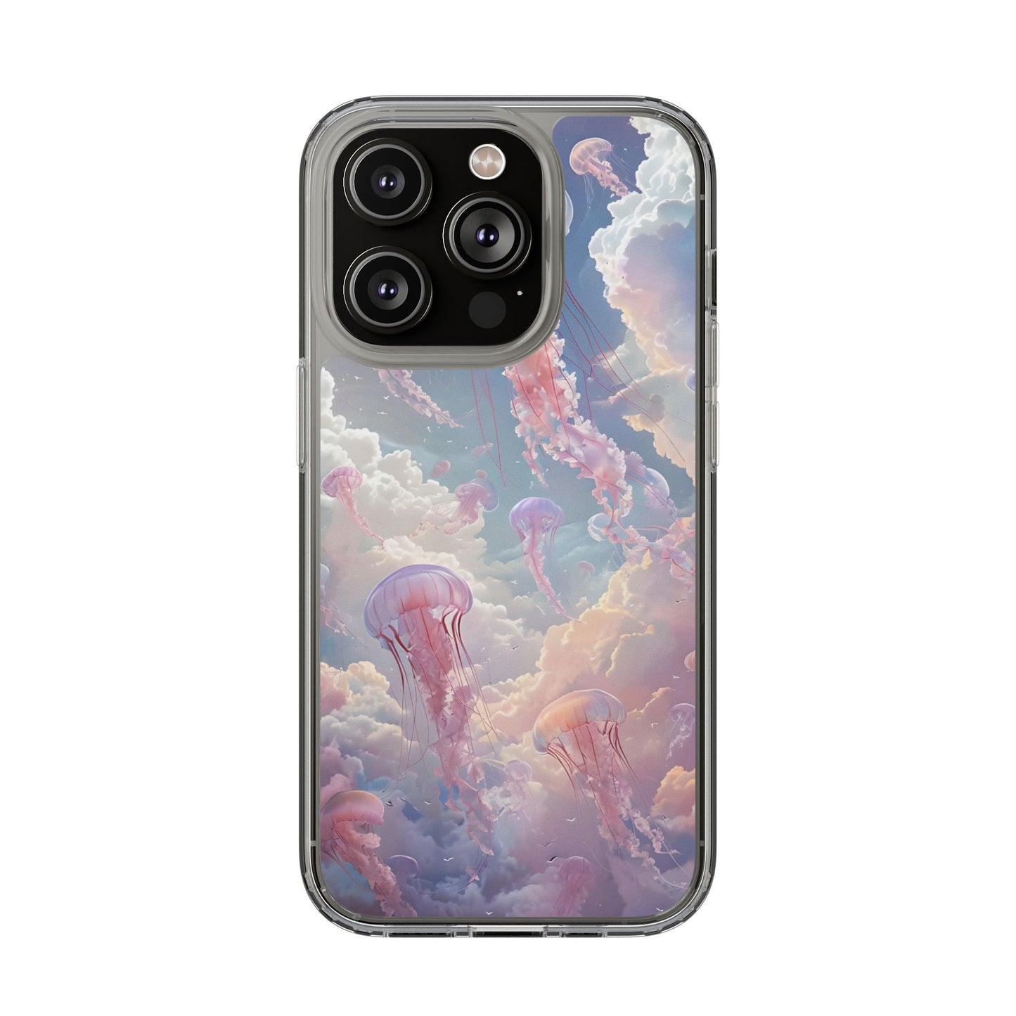Dreamy Jellyfish Clear Phone Case - Aesthetic Ocean Design