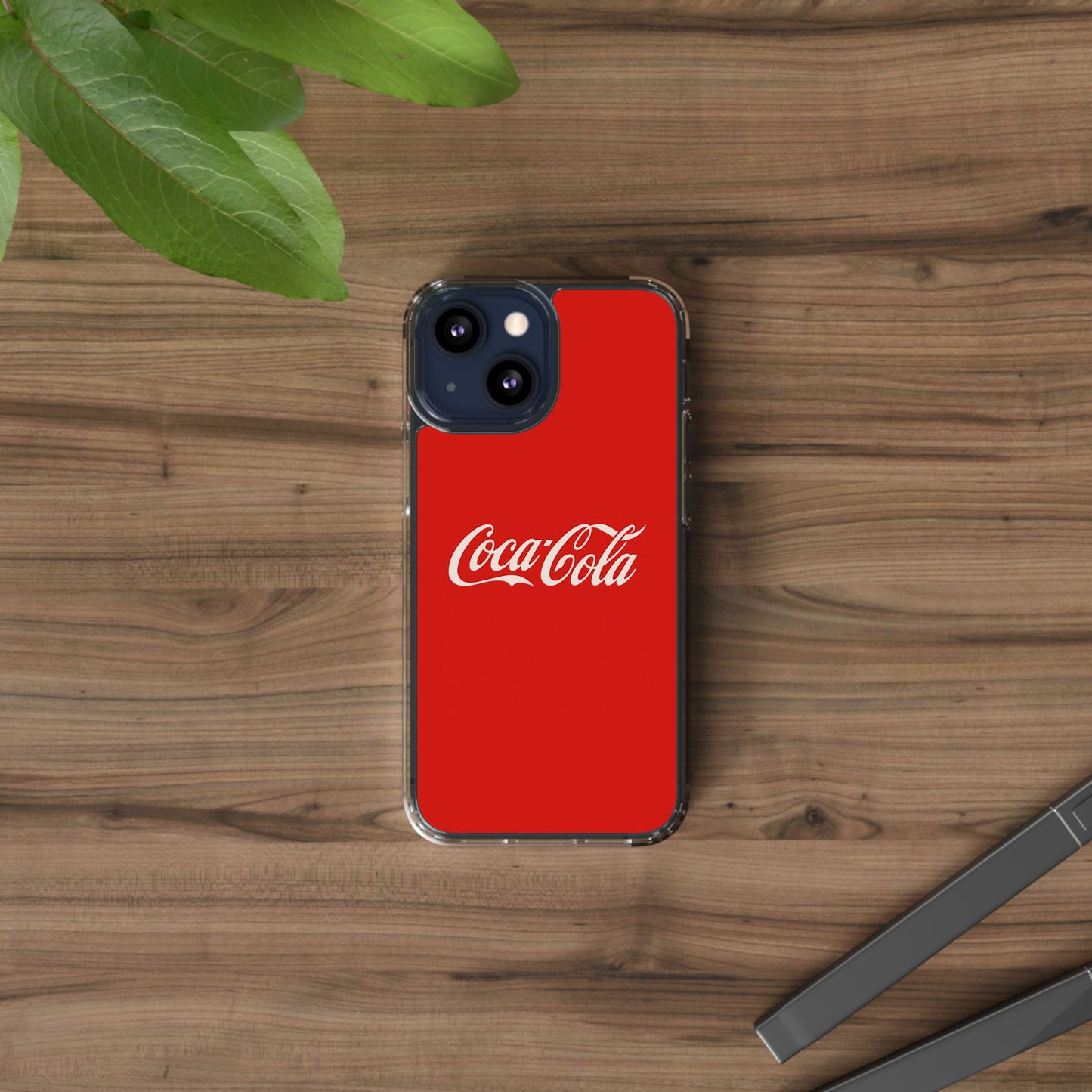 Coca-Cola Clear Phone Cases, Retro Style, Gift for Cola Lovers, Trendy Accessories, Customizable Phone Cover, Fun Collectible