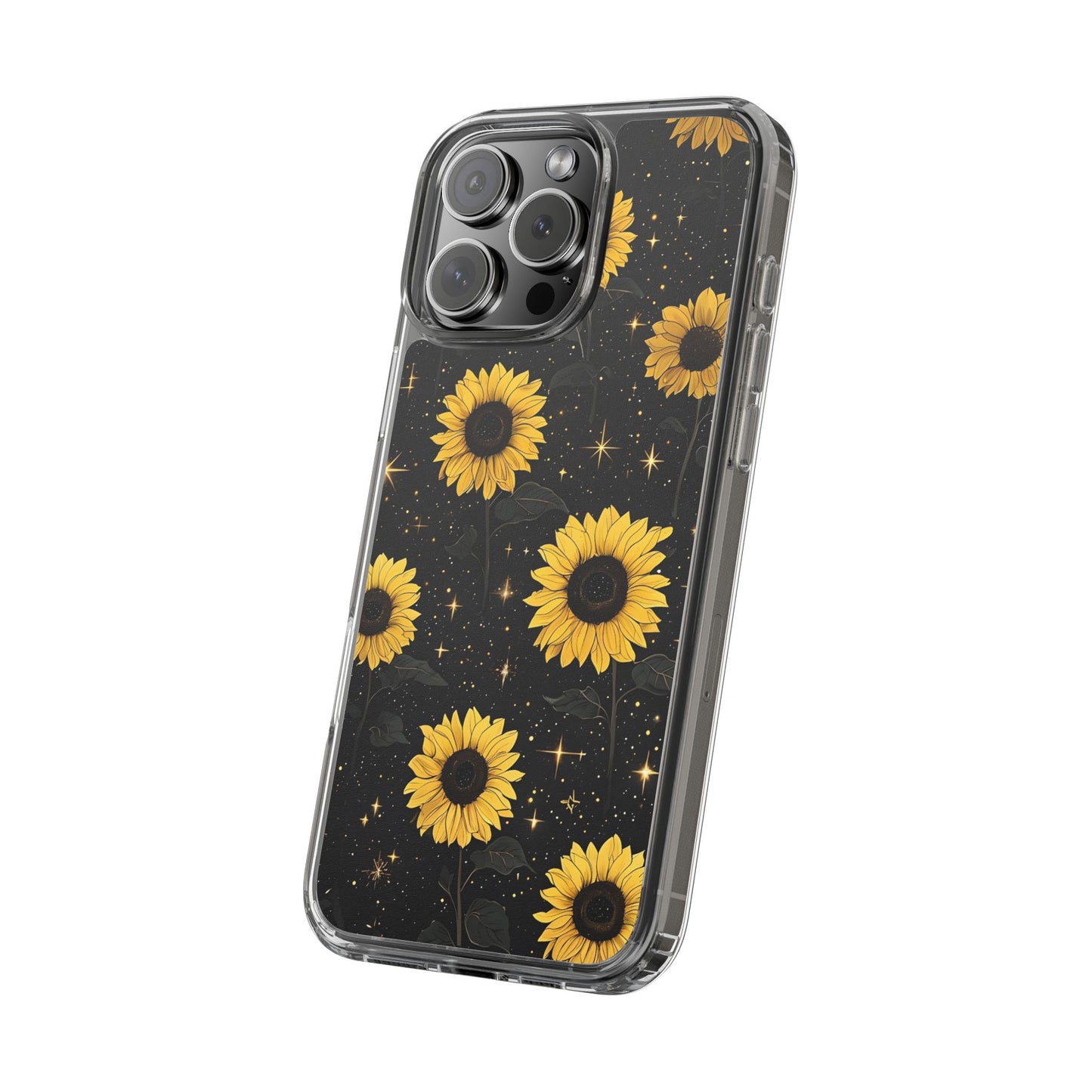 Sunflower Clear Phone Case - Floral Design for Nature Lovers