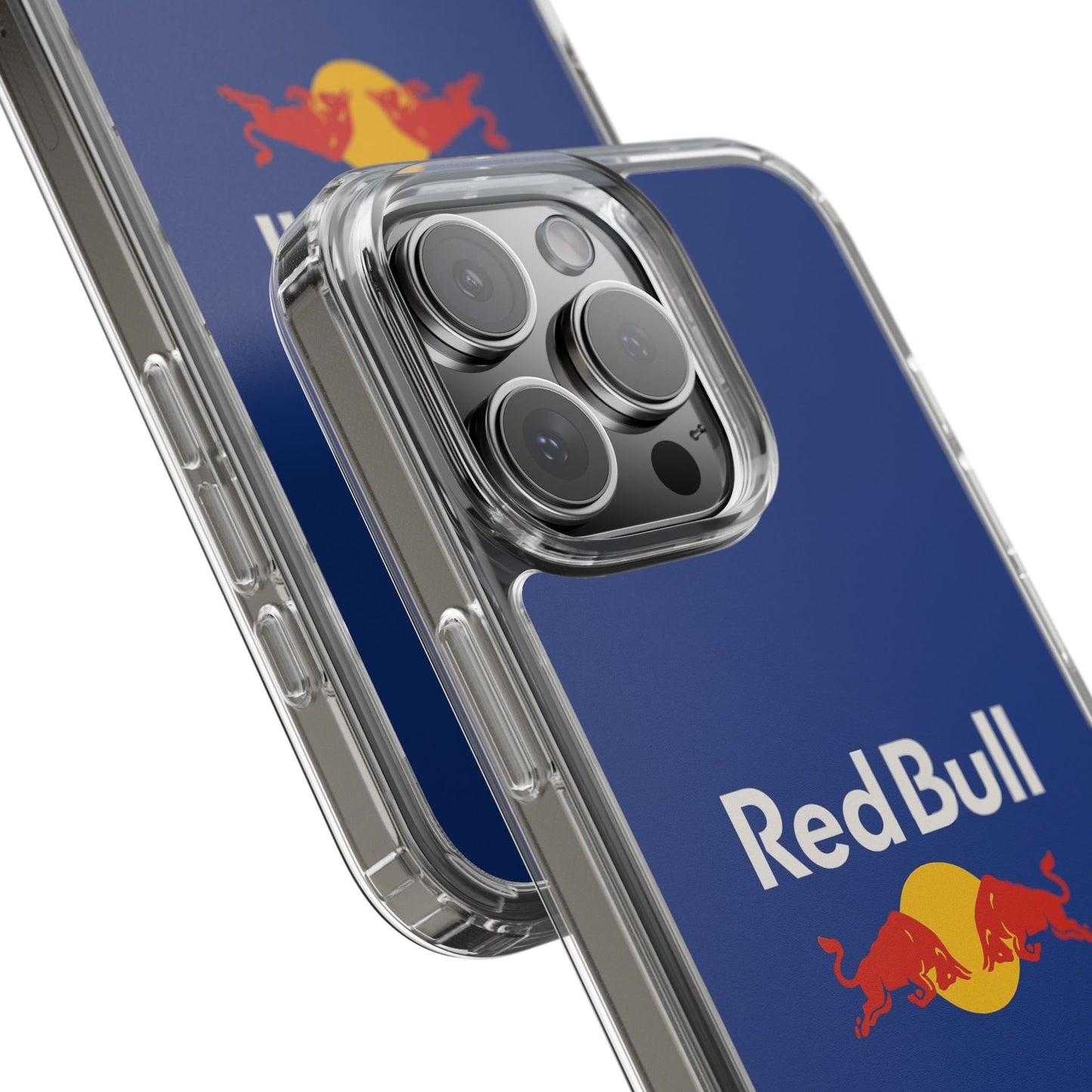 Red Bull Clear Phone Case - Sleek Protection for Fans