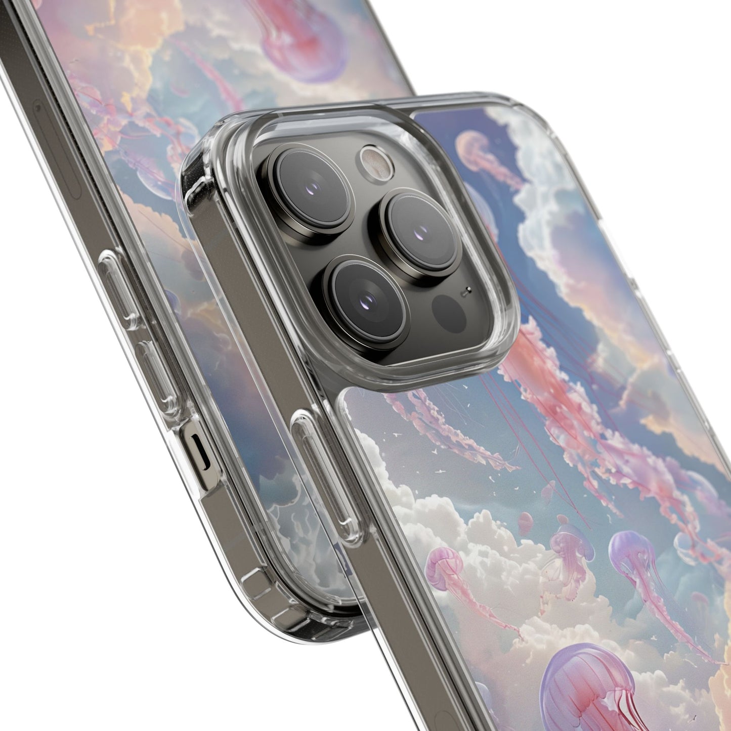 Dreamy Jellyfish Clear Phone Case - Aesthetic Ocean Design