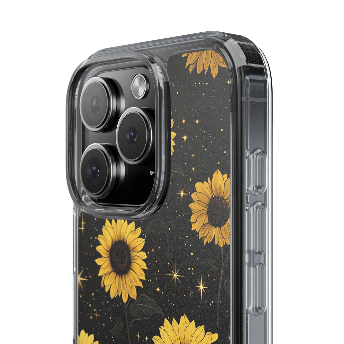 Sunflower Clear Phone Case - Floral Design for Nature Lovers