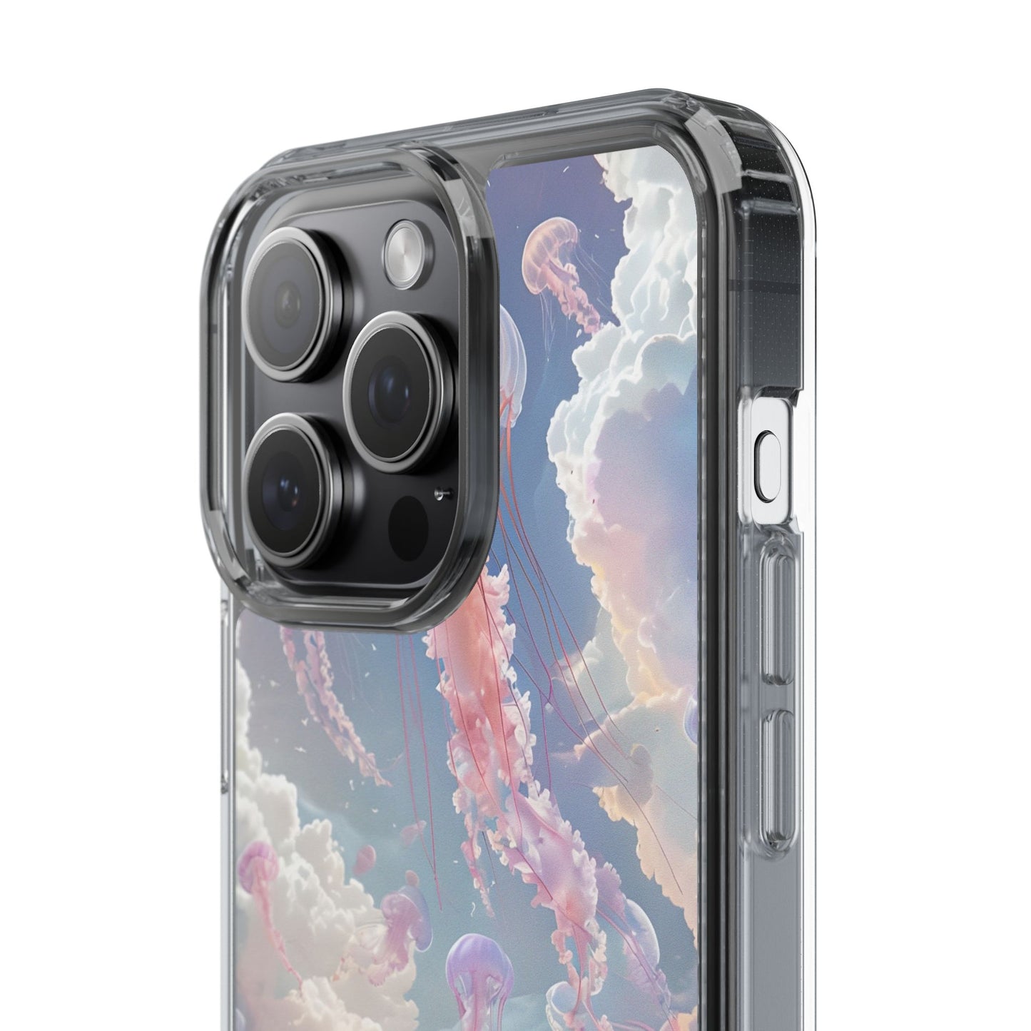 Dreamy Jellyfish Clear Phone Case - Aesthetic Ocean Design