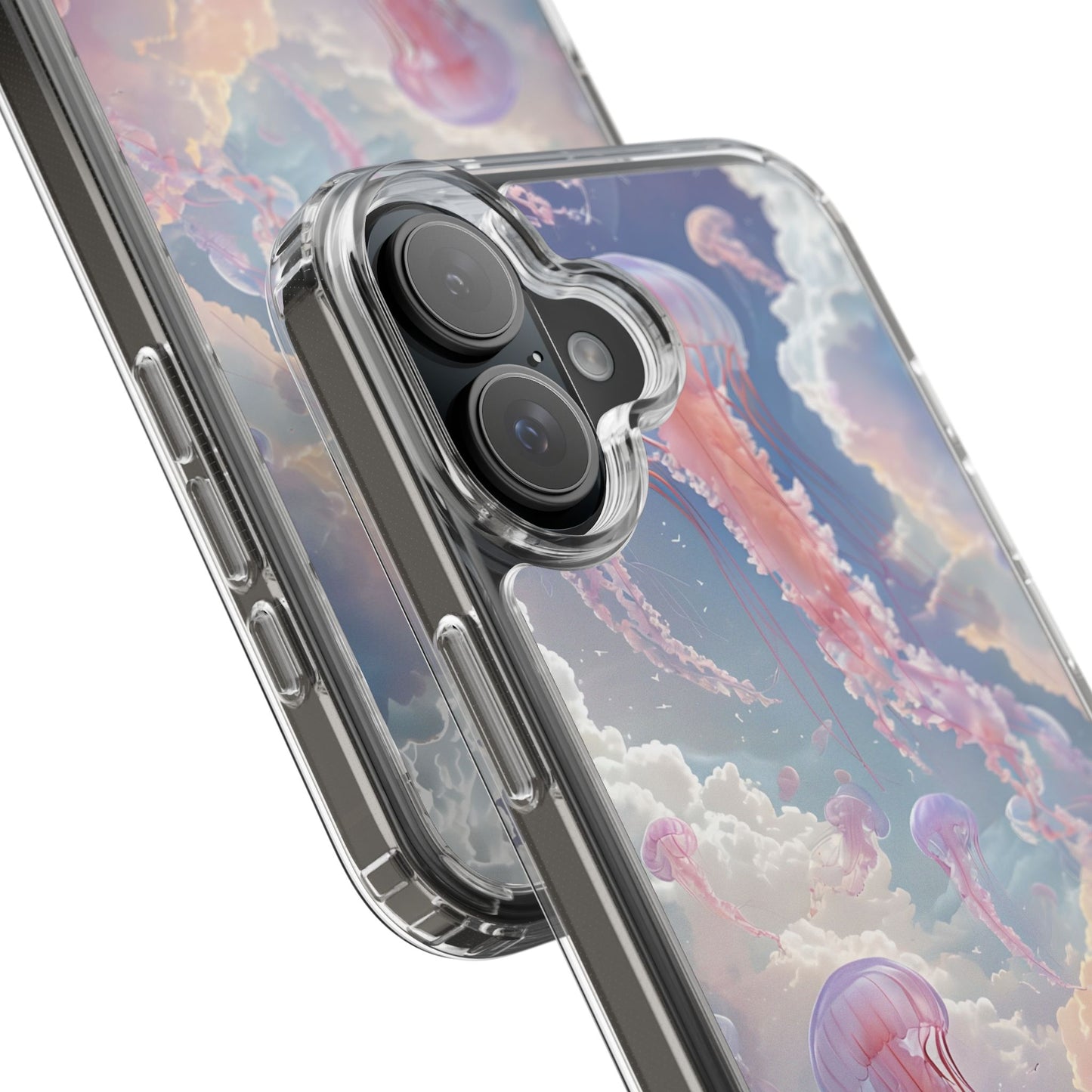 Dreamy Jellyfish Clear Phone Case - Aesthetic Ocean Design