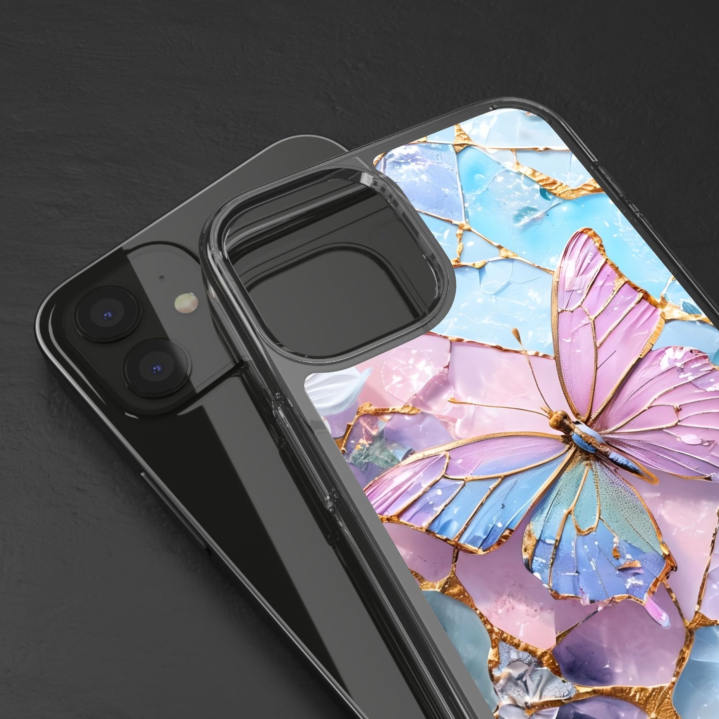 Butterfly-Stained Glass Phone Case