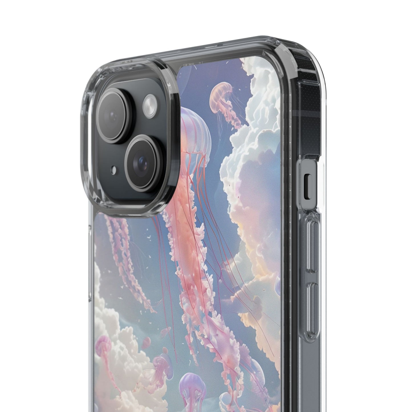 Dreamy Jellyfish Clear Phone Case - Aesthetic Ocean Design