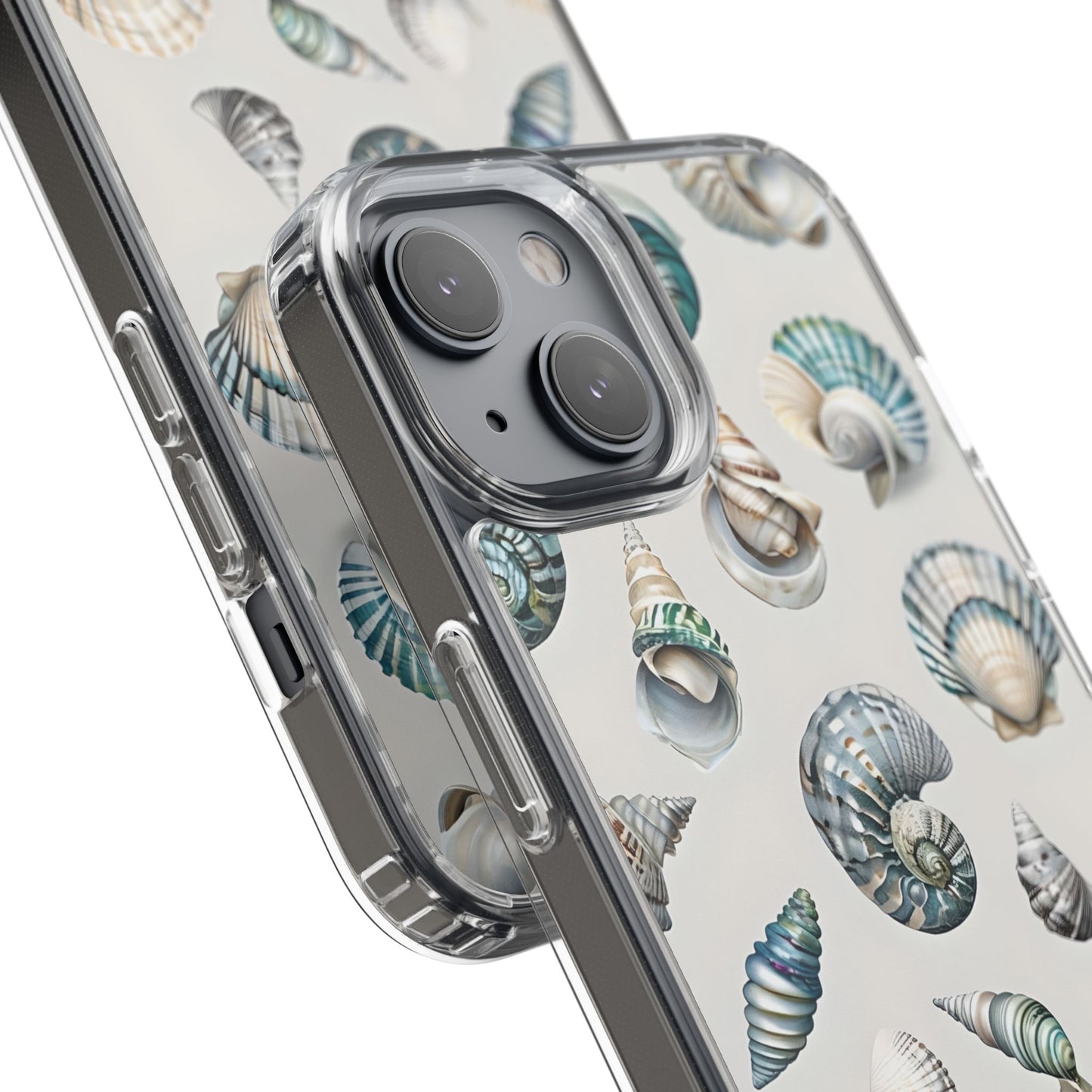 Seashell Clear Phone Case - Coastal Beach Decor