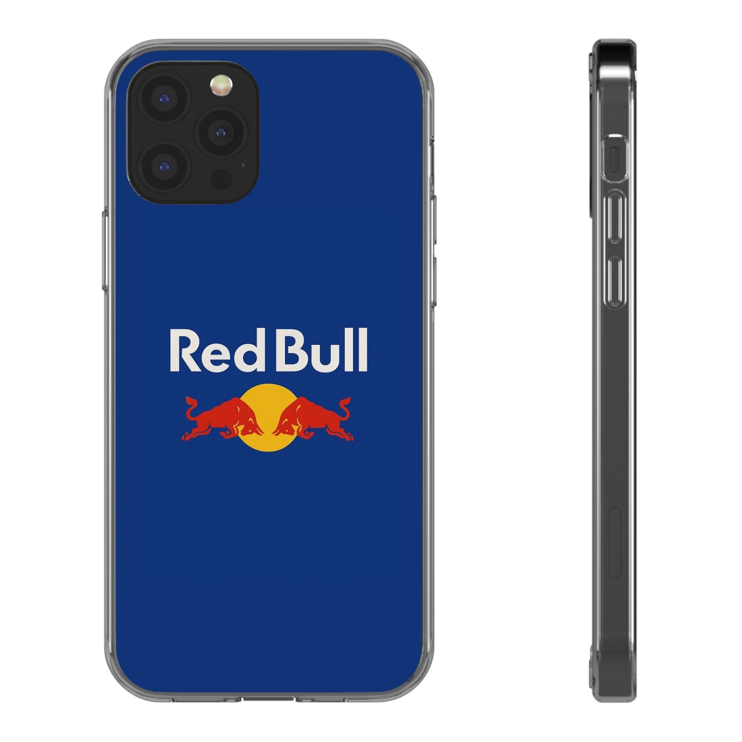 Red Bull Clear Phone Case - Sleek Protection for Fans