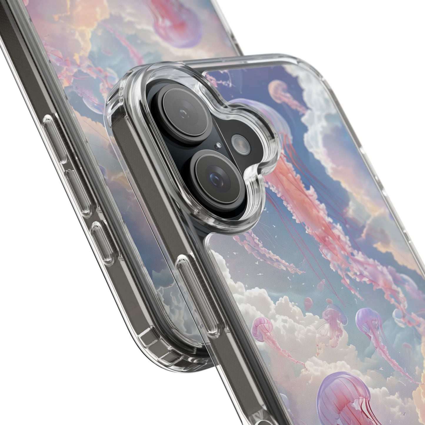 Dreamy Jellyfish Clear Phone Case - Aesthetic Ocean Design