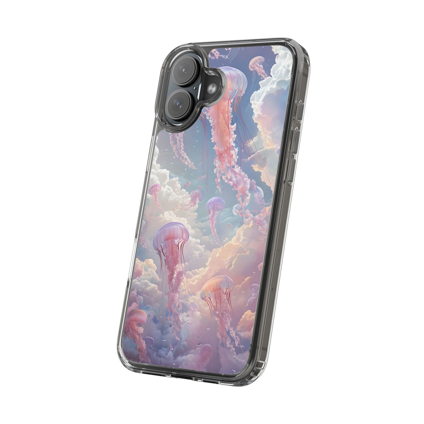 Dreamy Jellyfish Clear Phone Case - Aesthetic Ocean Design