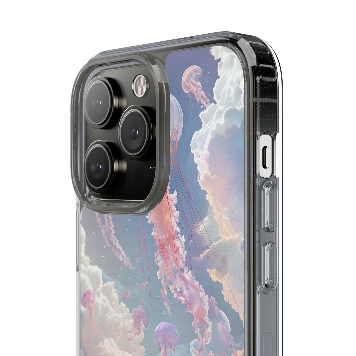 Dreamy Jellyfish Clear Phone Case - Aesthetic Ocean Design