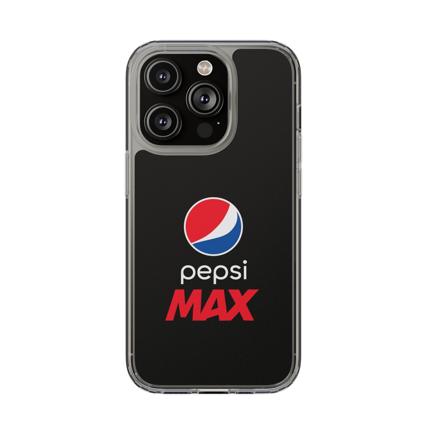 Pepsi Max Clear Phone Case - Sleek Protection for Beverage Lovers