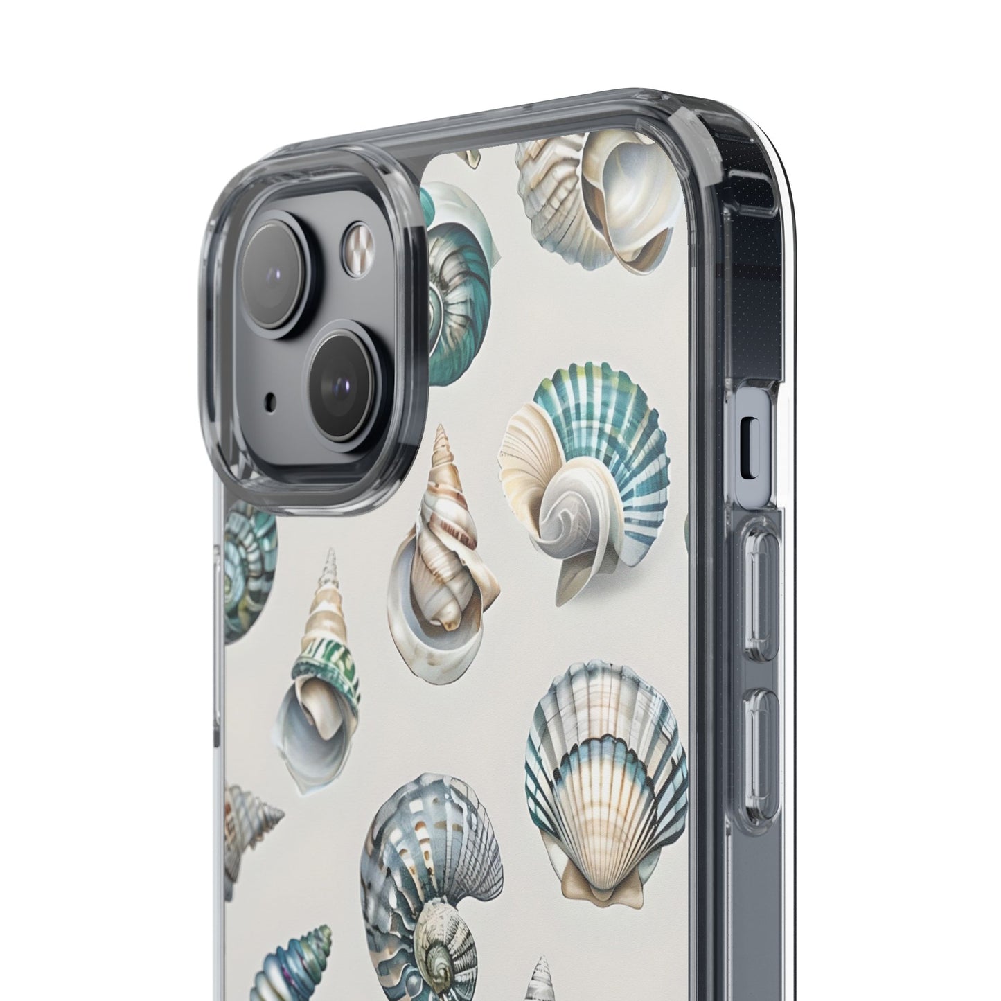 Seashell Clear Phone Case - Coastal Beach Decor