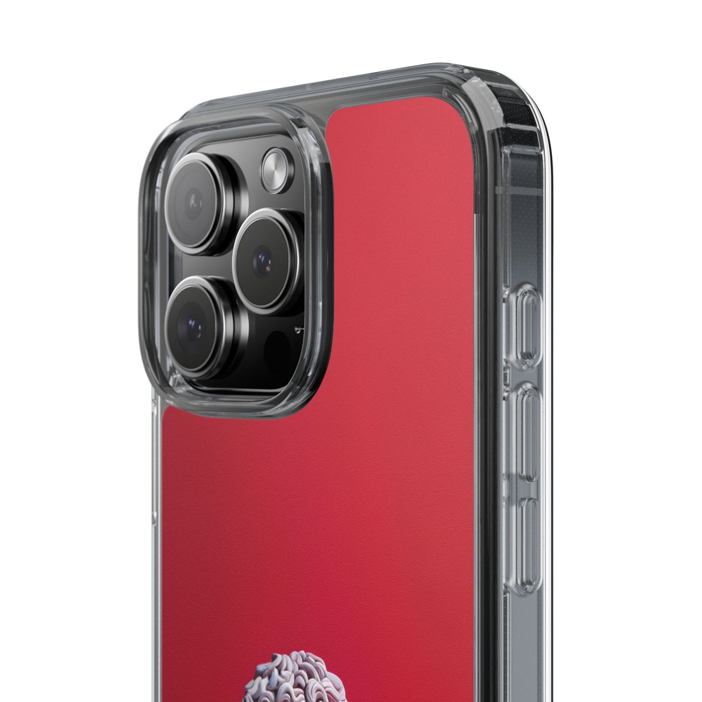 Clear Case with Smiley Face Design