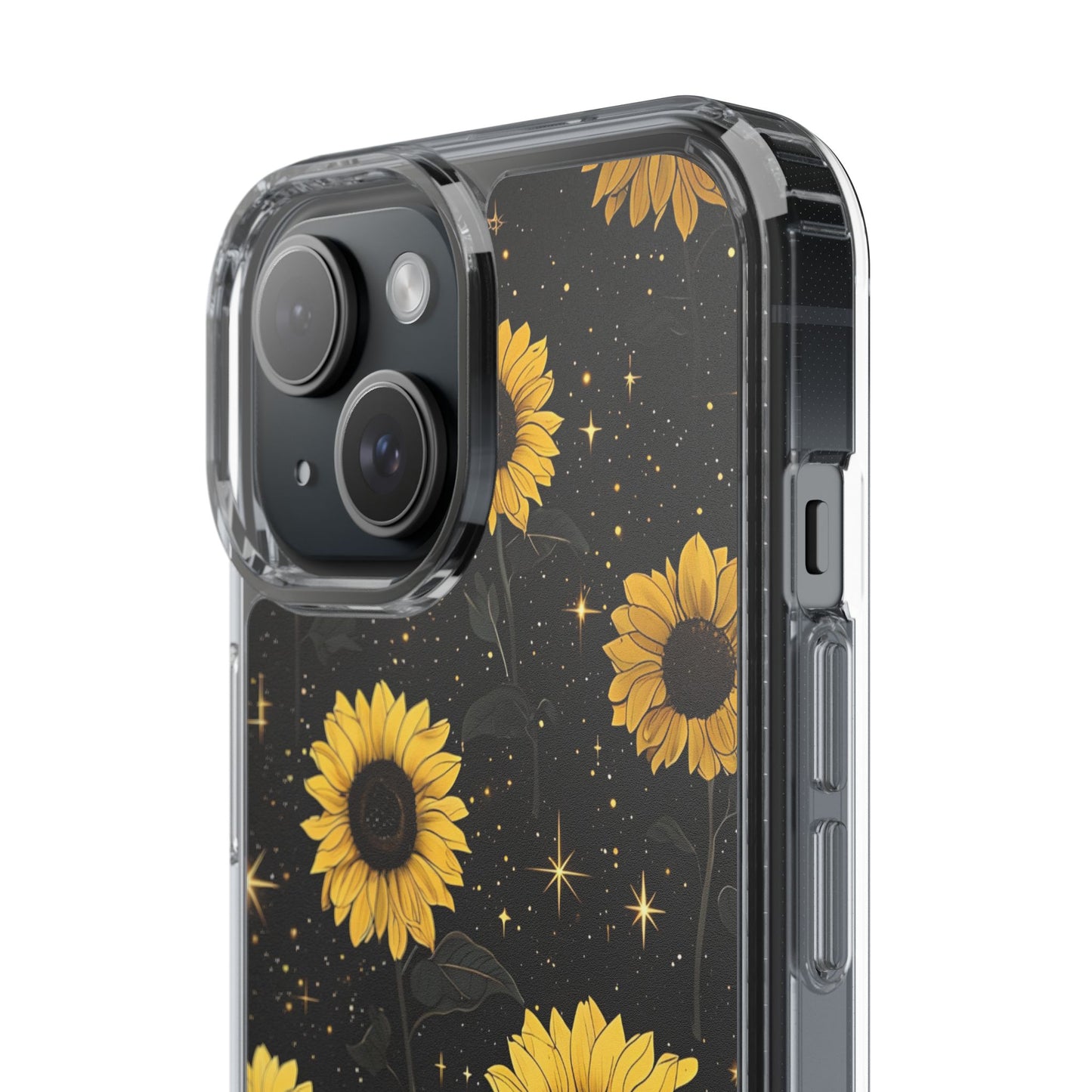 Sunflower Clear Phone Case - Floral Design for Nature Lovers