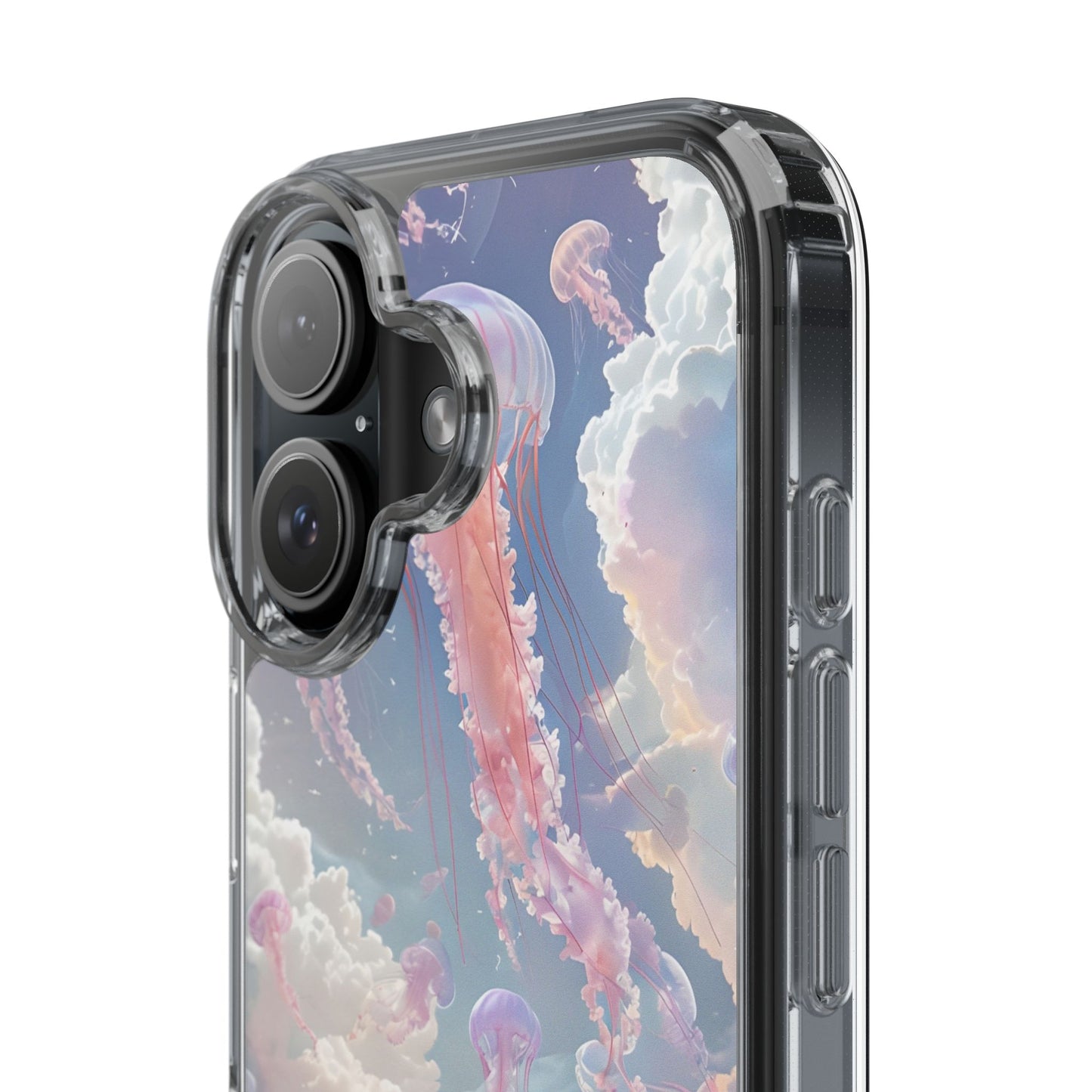 Dreamy Jellyfish Clear Phone Case - Aesthetic Ocean Design