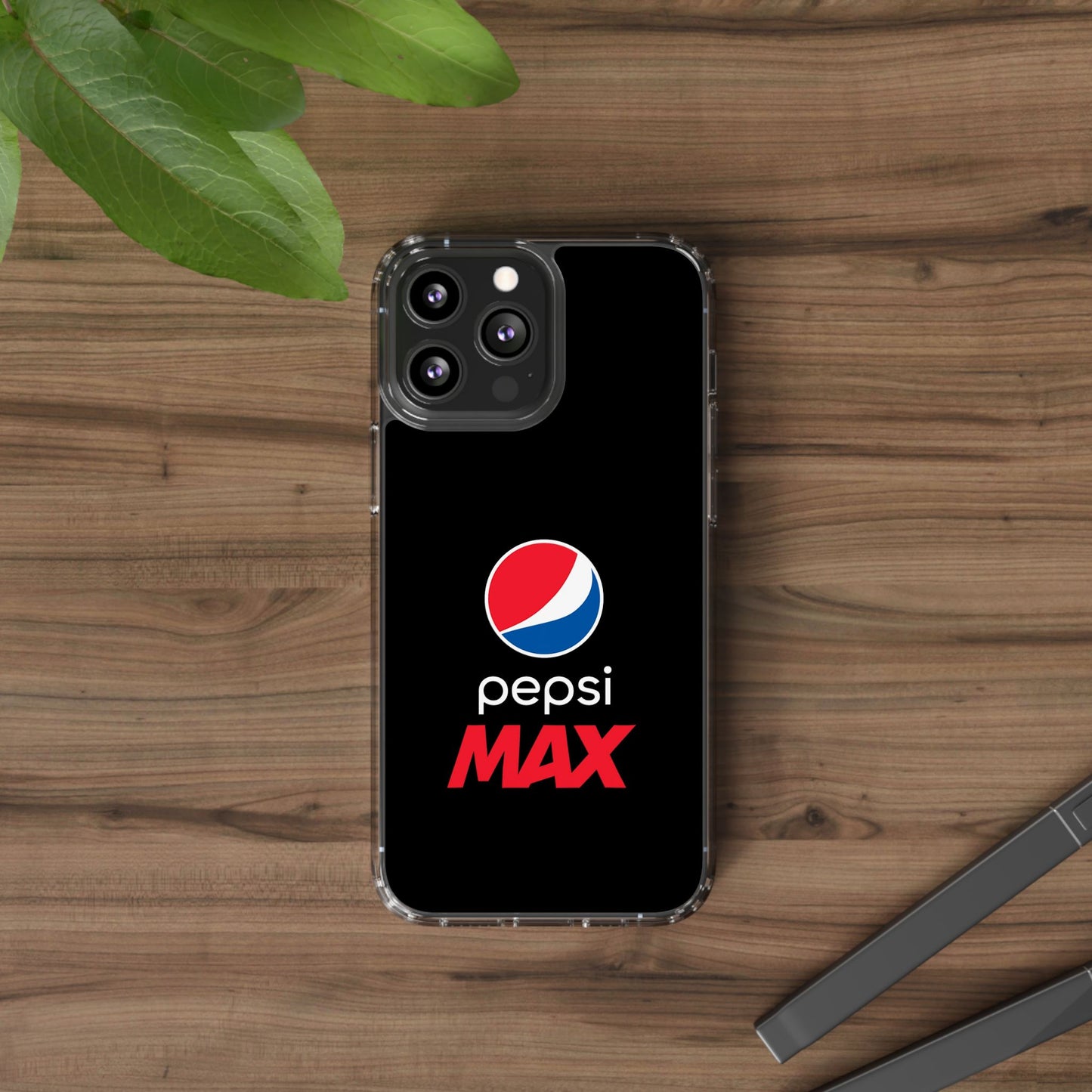 Pepsi Max Clear Phone Case - Sleek Protection for Beverage Lovers