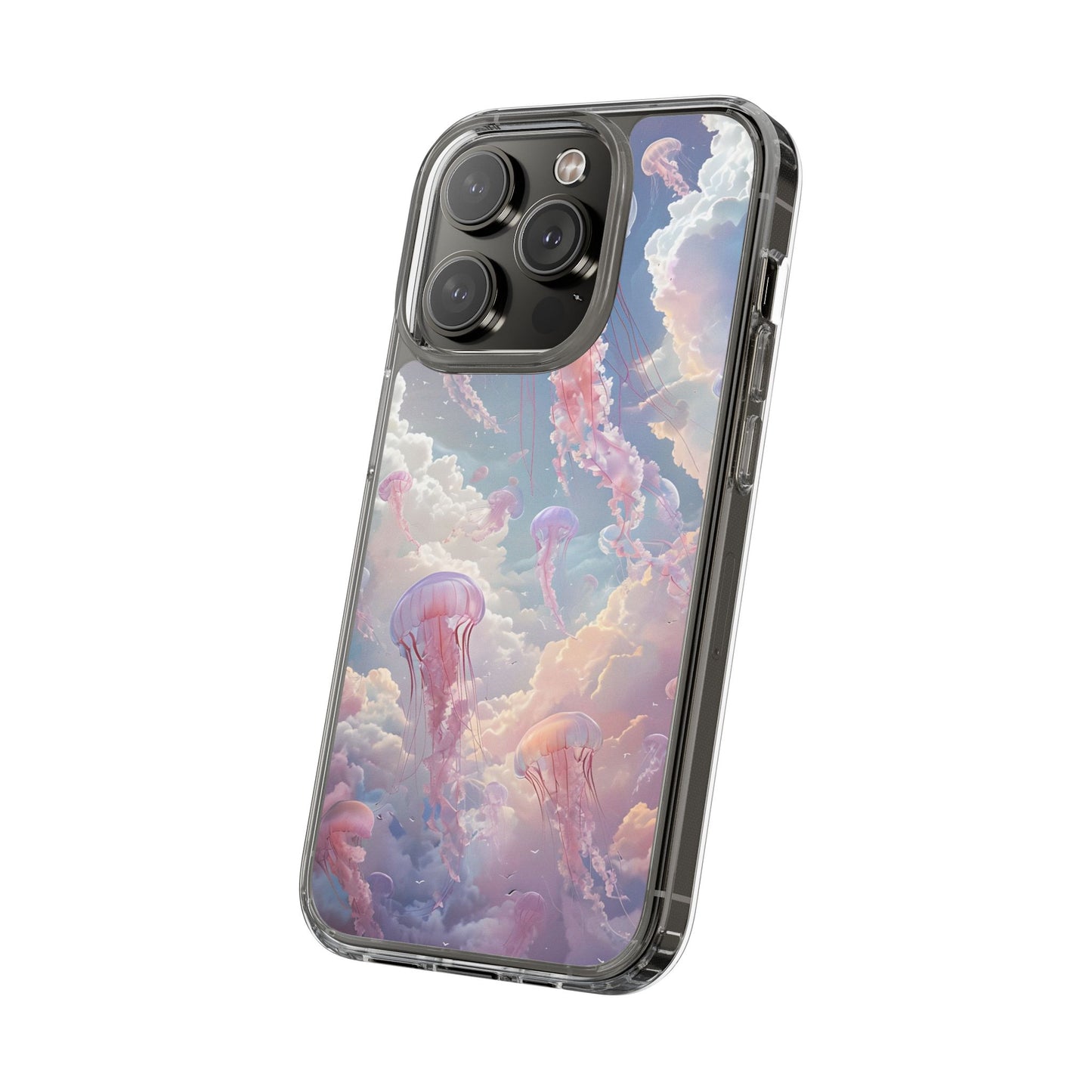 Dreamy Jellyfish Clear Phone Case - Aesthetic Ocean Design